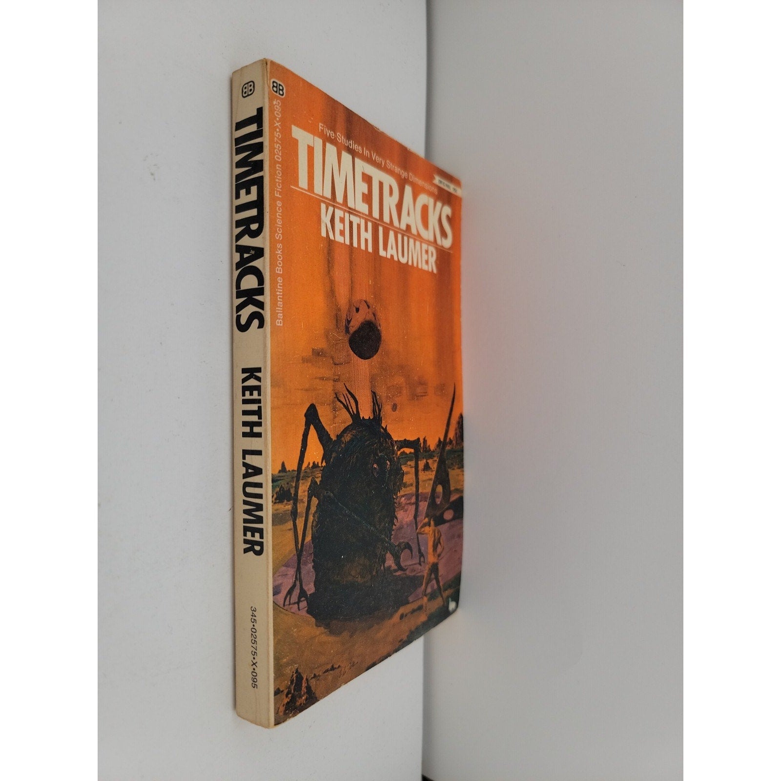 Timetracks by Keith Laumer - Science Fiction Paperback Ballantine 1972 1st Print
