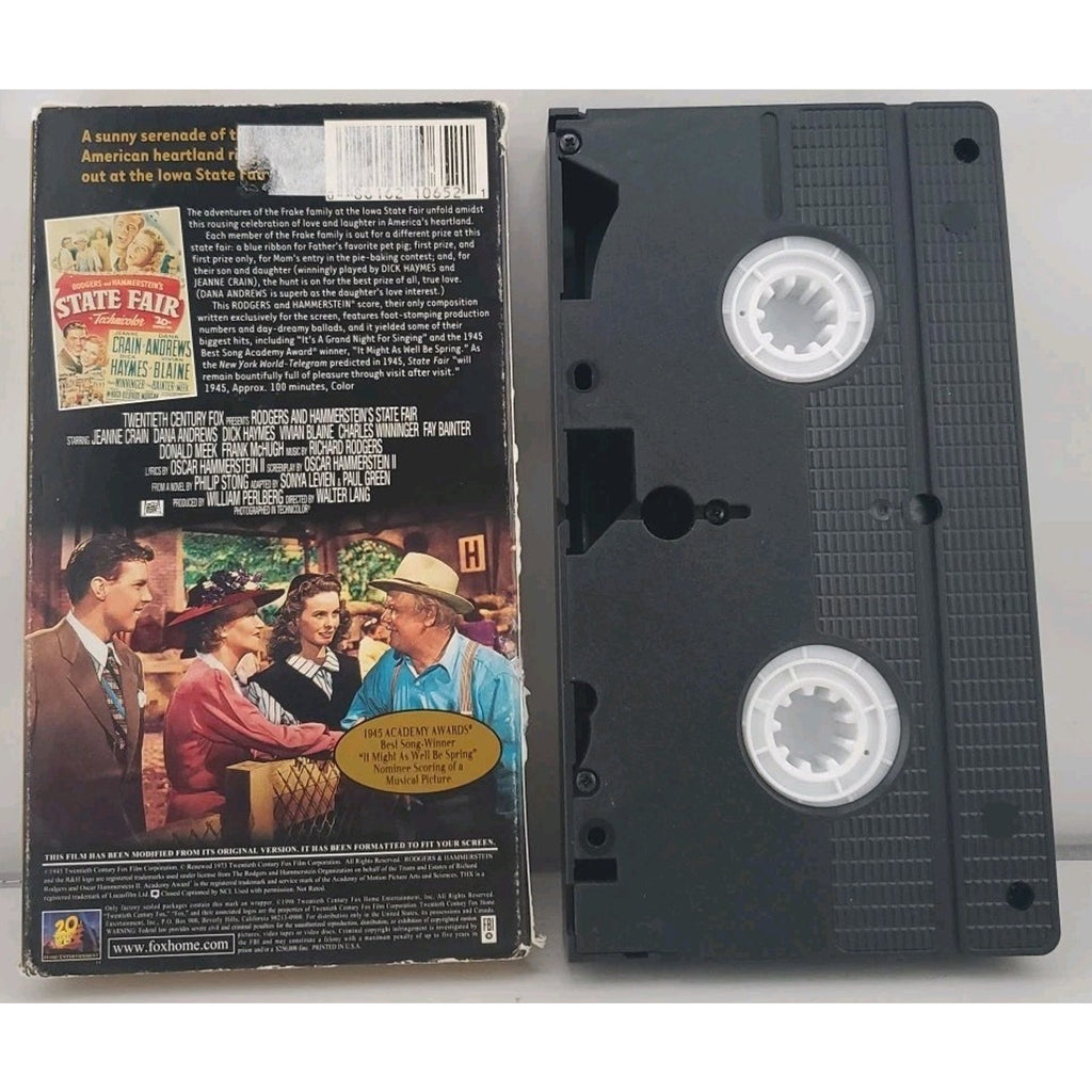 State Fair (VHS, 1999, Restored Classics THX Sound)