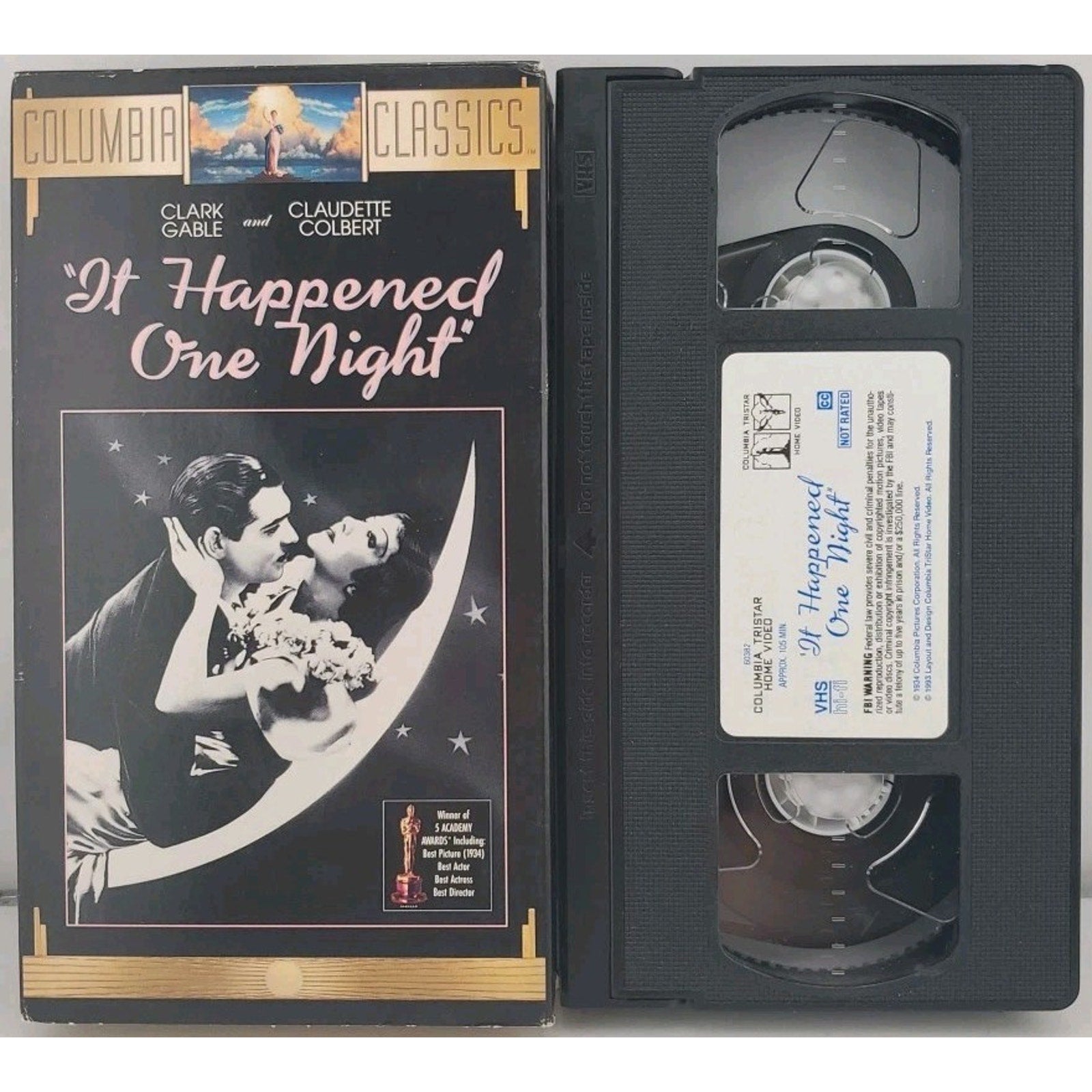 It Happened One Night (VHS, 1934)