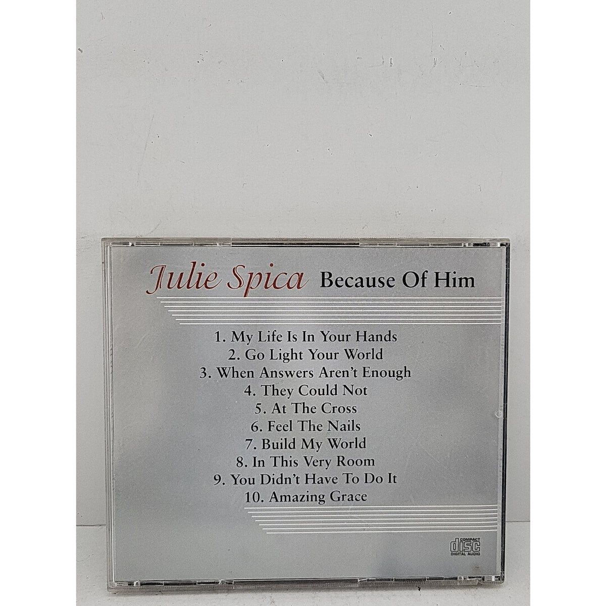 Julie Spica Because Of Him CD