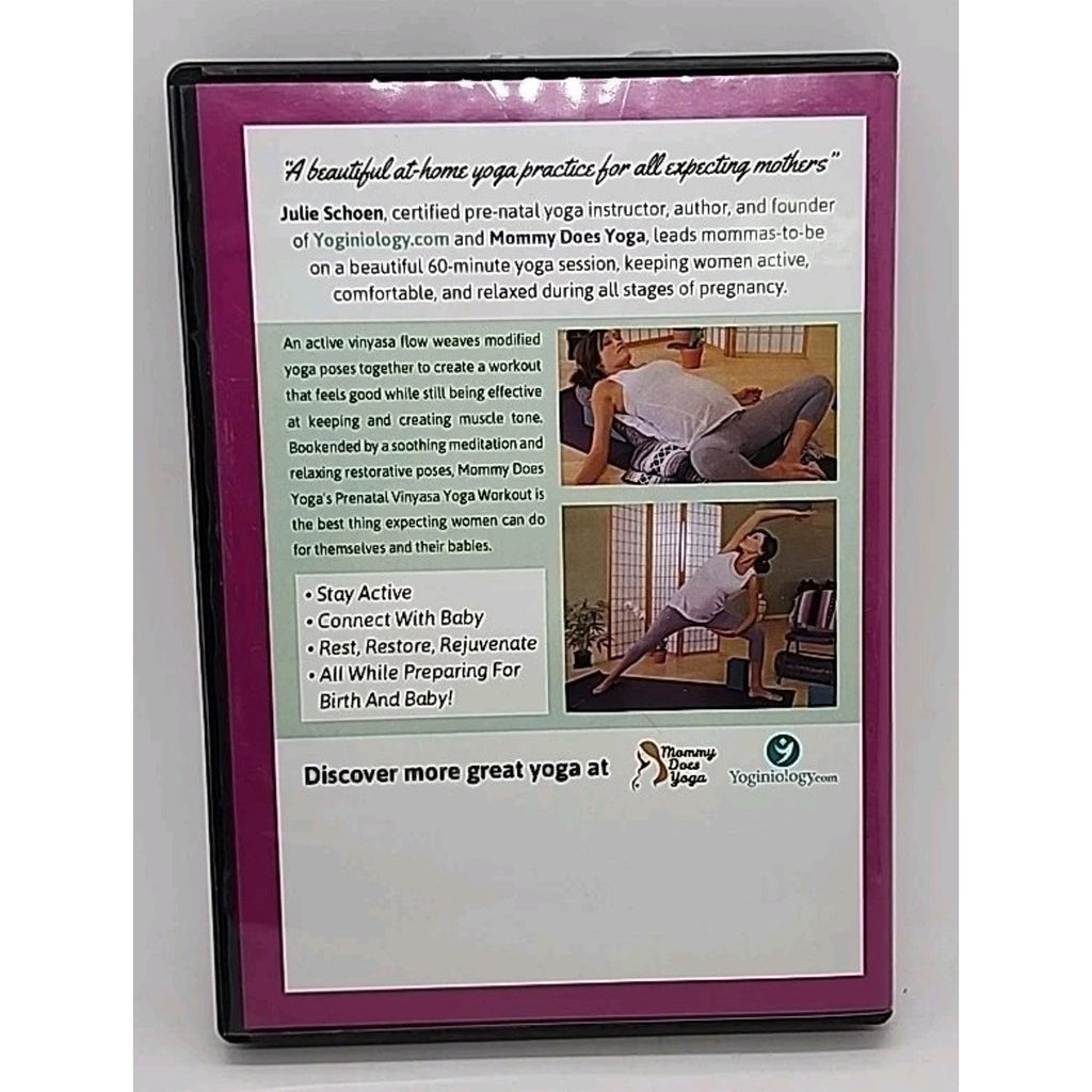 Julie Schoen Prenatal Vinyasa Yoga Workout - 60 Minutes For All Trimesters, DVD