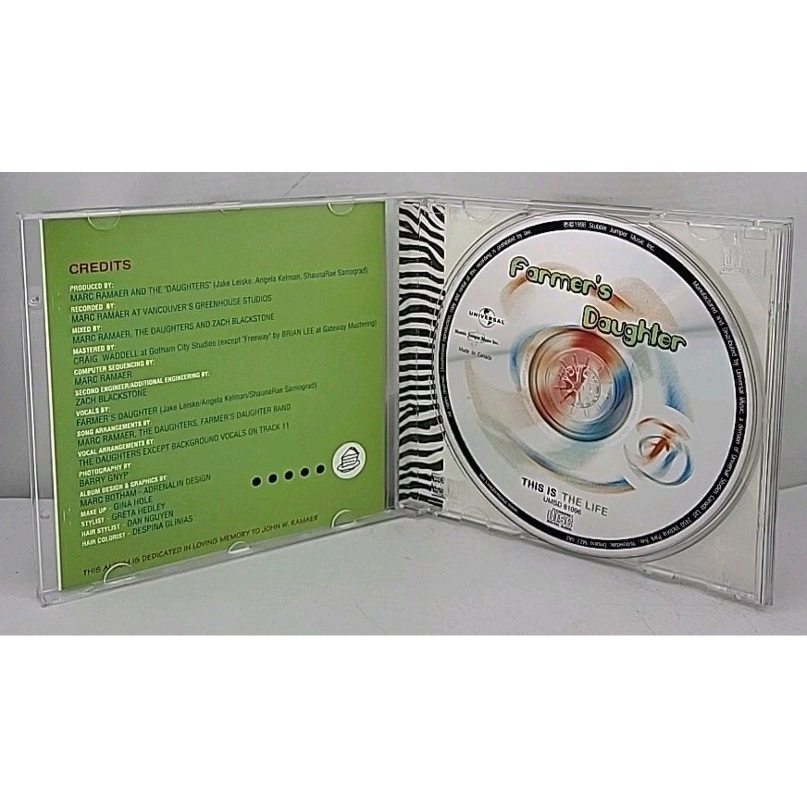 Farmer's Daughter This Is the Life Music CD Album