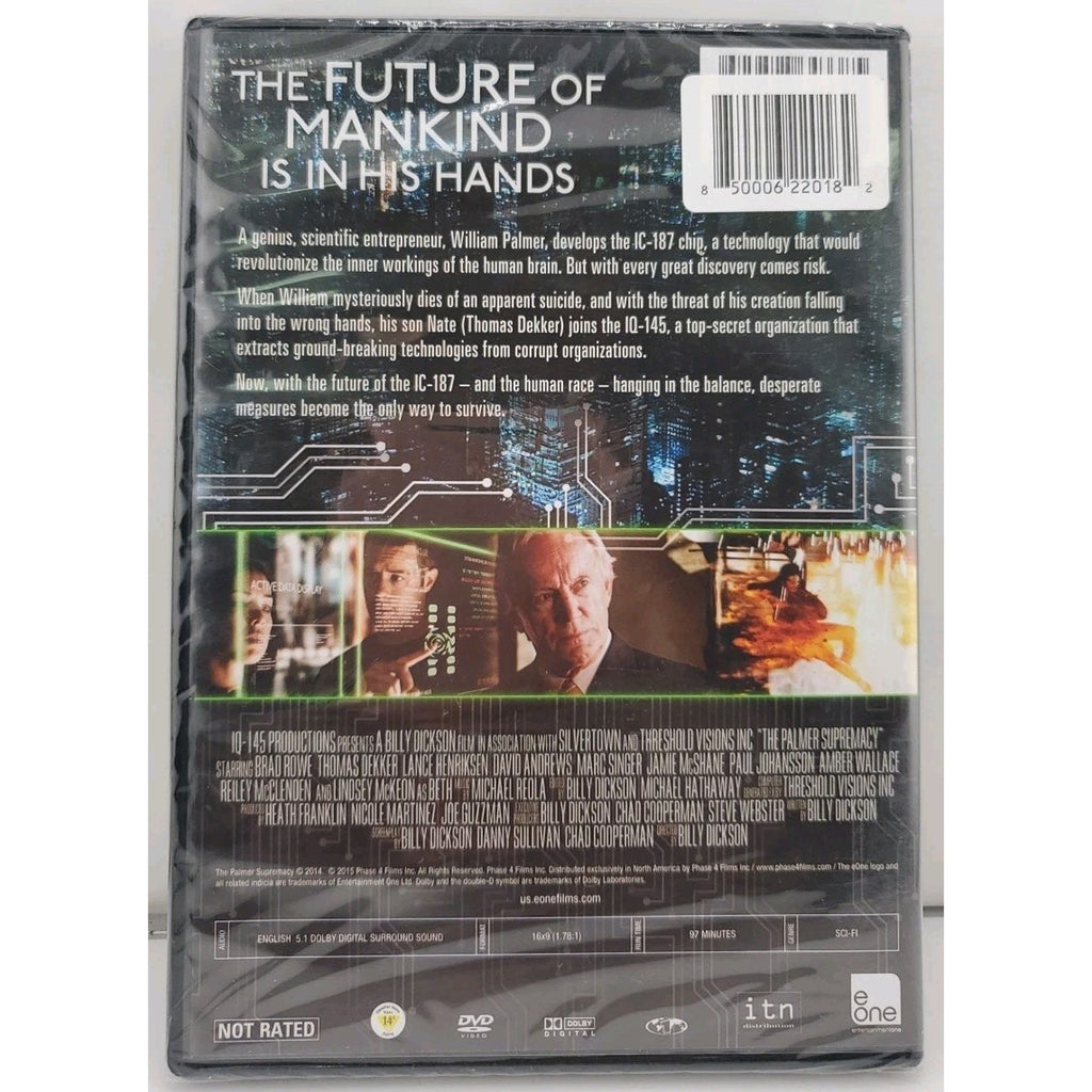 The Palmer Supremacy (DVD, 2014) *Brand New*