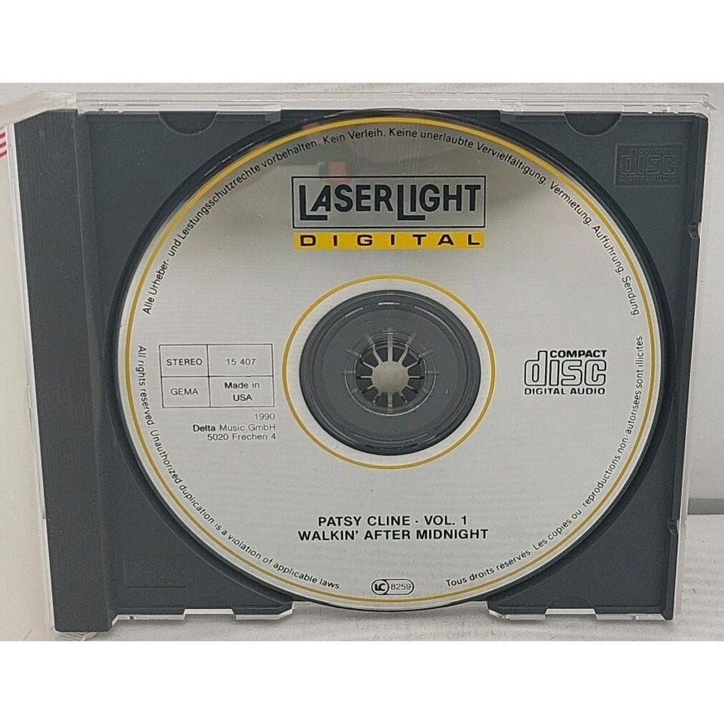 Vol. 1 Walkin' after Midnight by Patsy Cline (CD, 1991)