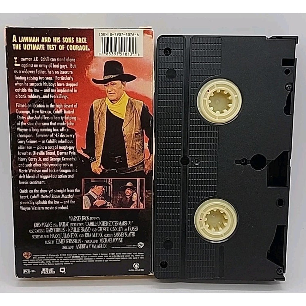 Cahill - U.S. Marshal (VHS, 1997)