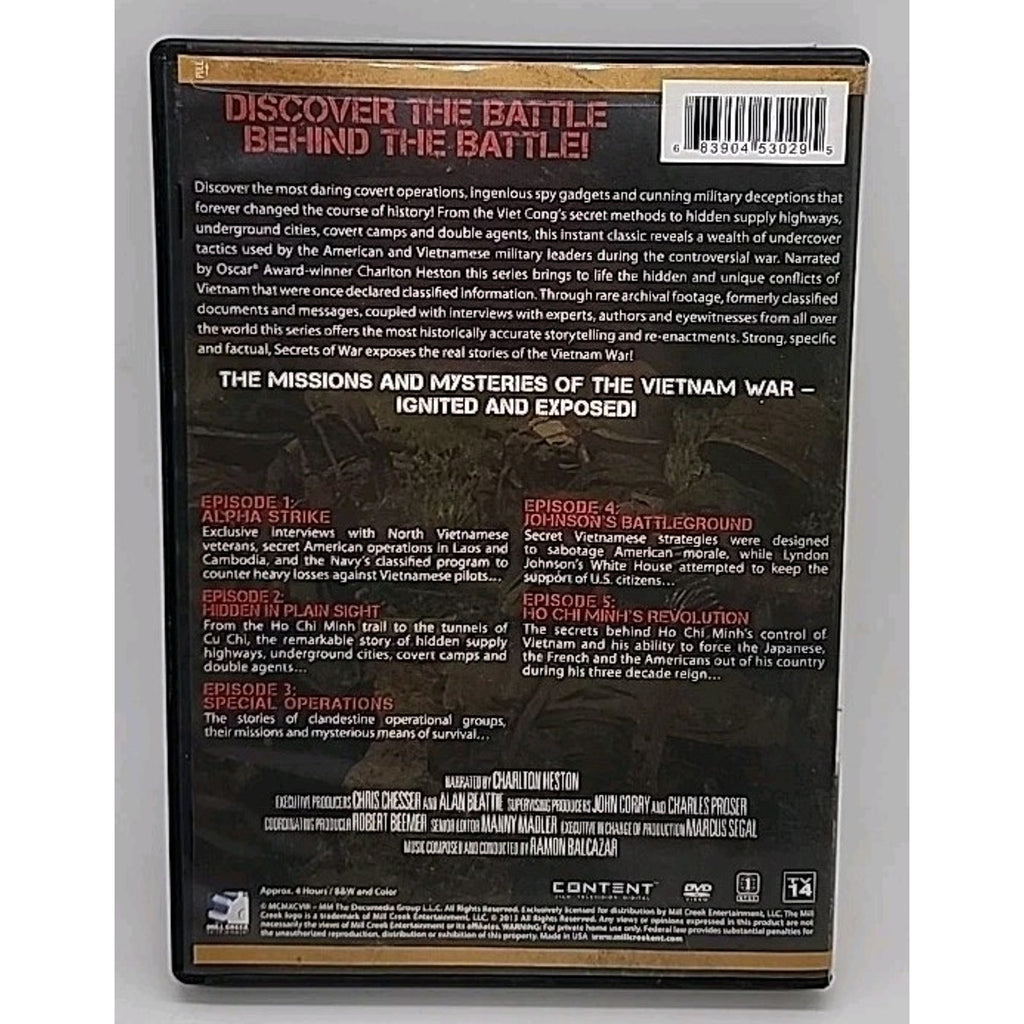 Secrets of War-Vietnam-A War Unwanted-Dvd (DVD)