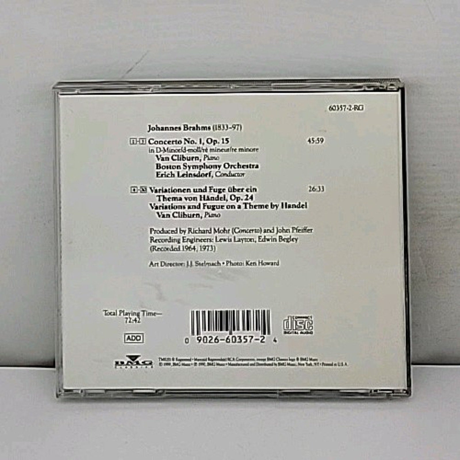 Cto for Piano No by Cliburn, Van (CD, 2008)