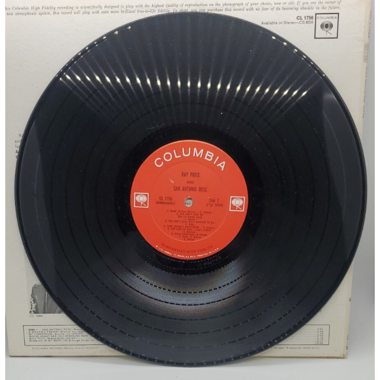 Ray Price - Sings A Tribute To The Great Bob Wills San Antonio Rose (Record)