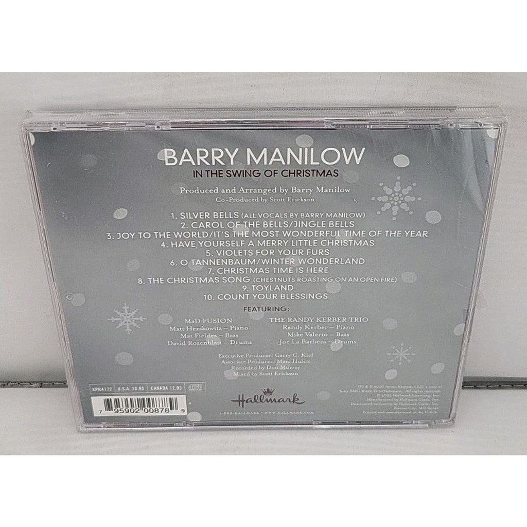 In the Swing of Christmas - Music CD - Barry Manilow - - Hallmark *Brand New*