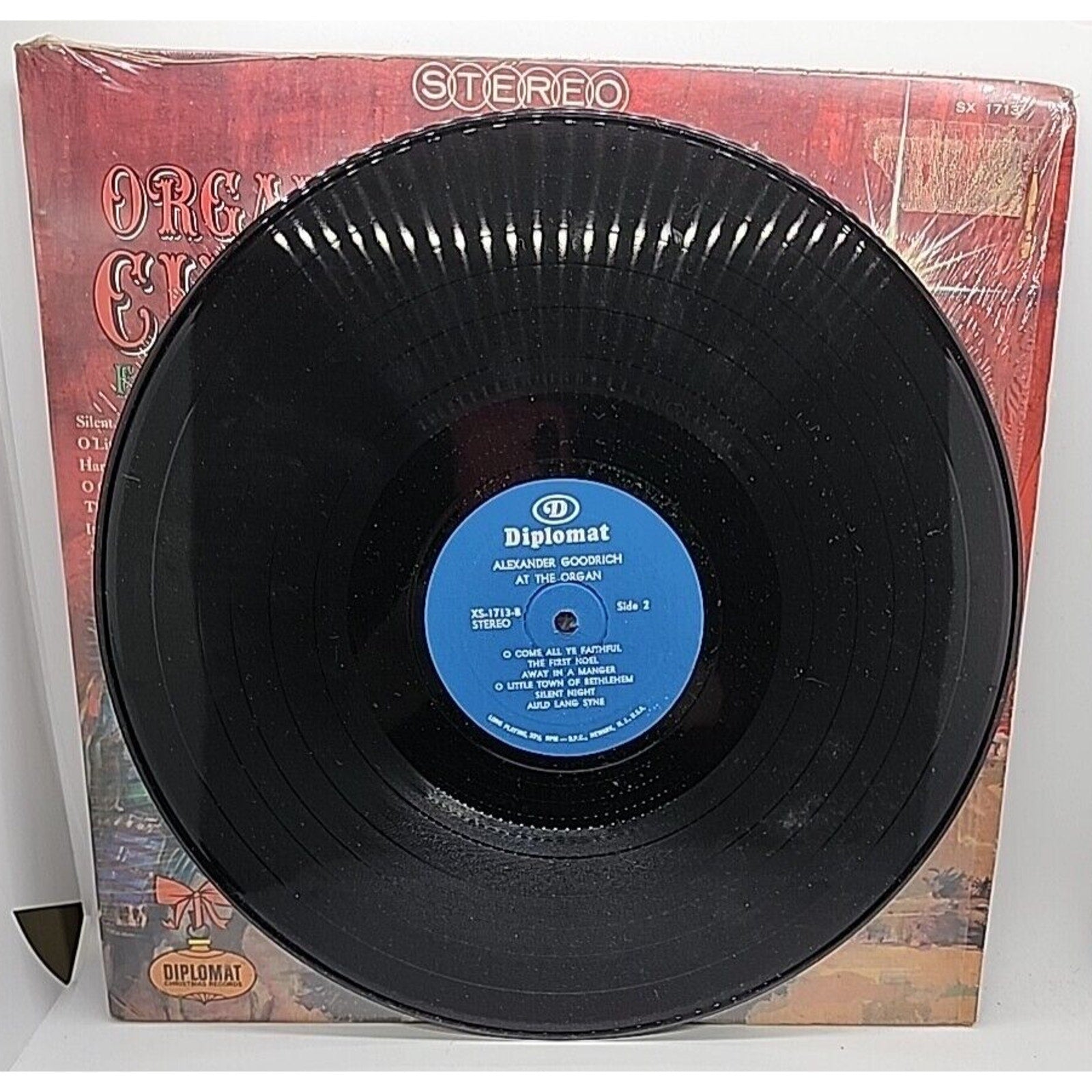 Alexander Goodrich – At The Organ - Organ and Chimes Christmas Favorites(Record)