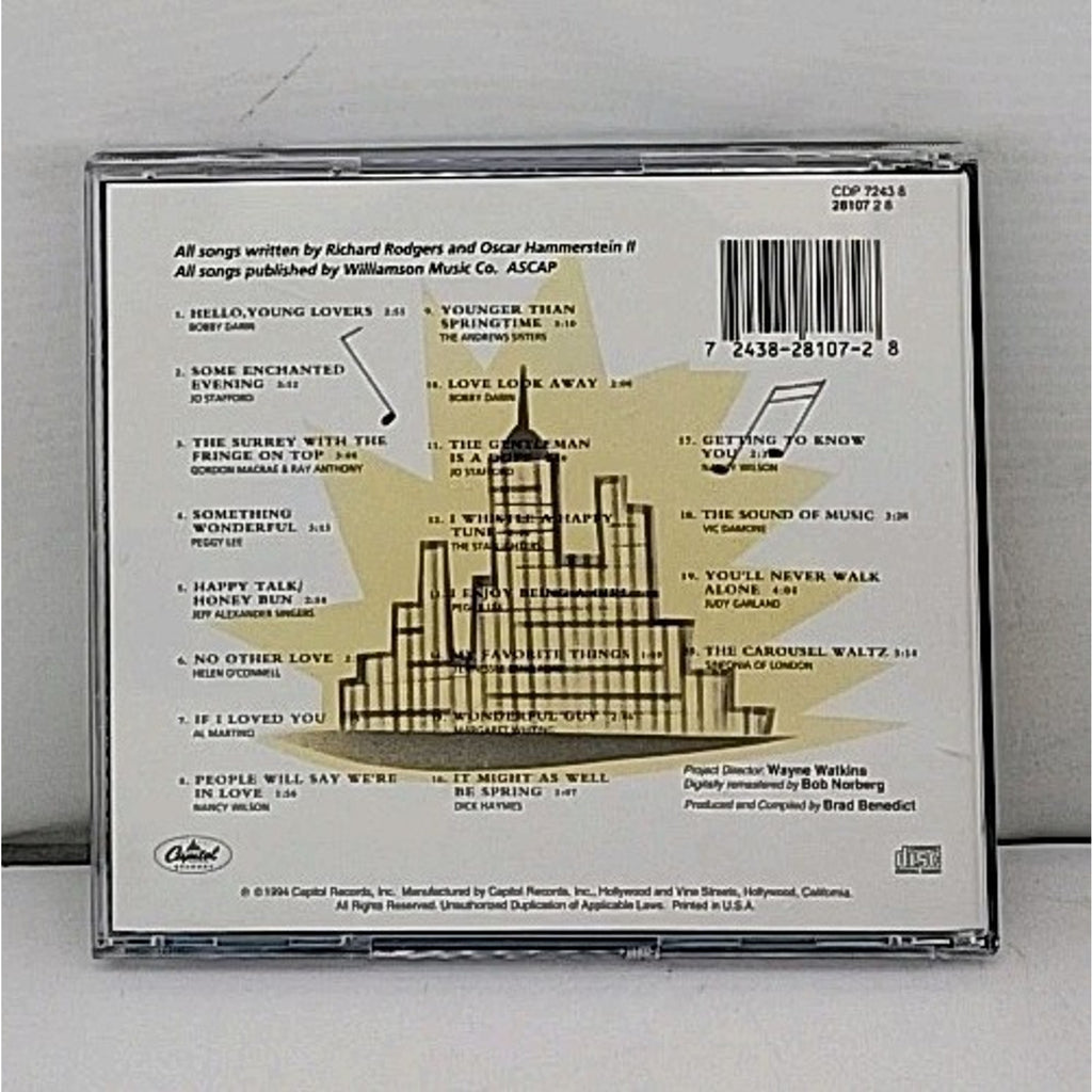 Capitol Sings Rodgers & Hammer by Various (CD, 1994)