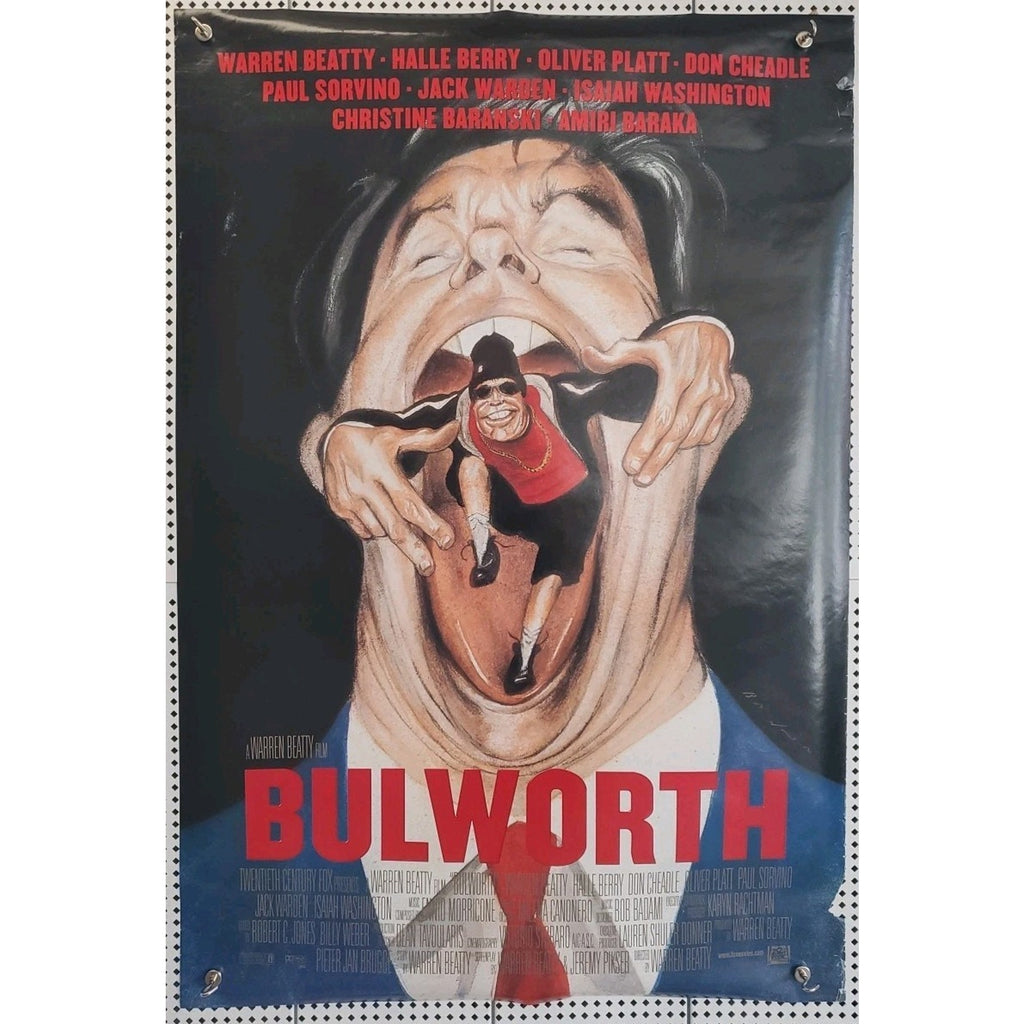 Bulworth Original Movie Poster 27x40 - Warren Beatty/Halle Berry