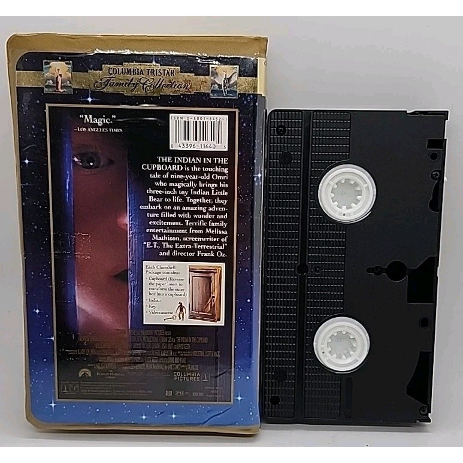 The Indian in the Cupboard (VHS, 2000, Clam Shell Case Closed Captioned)