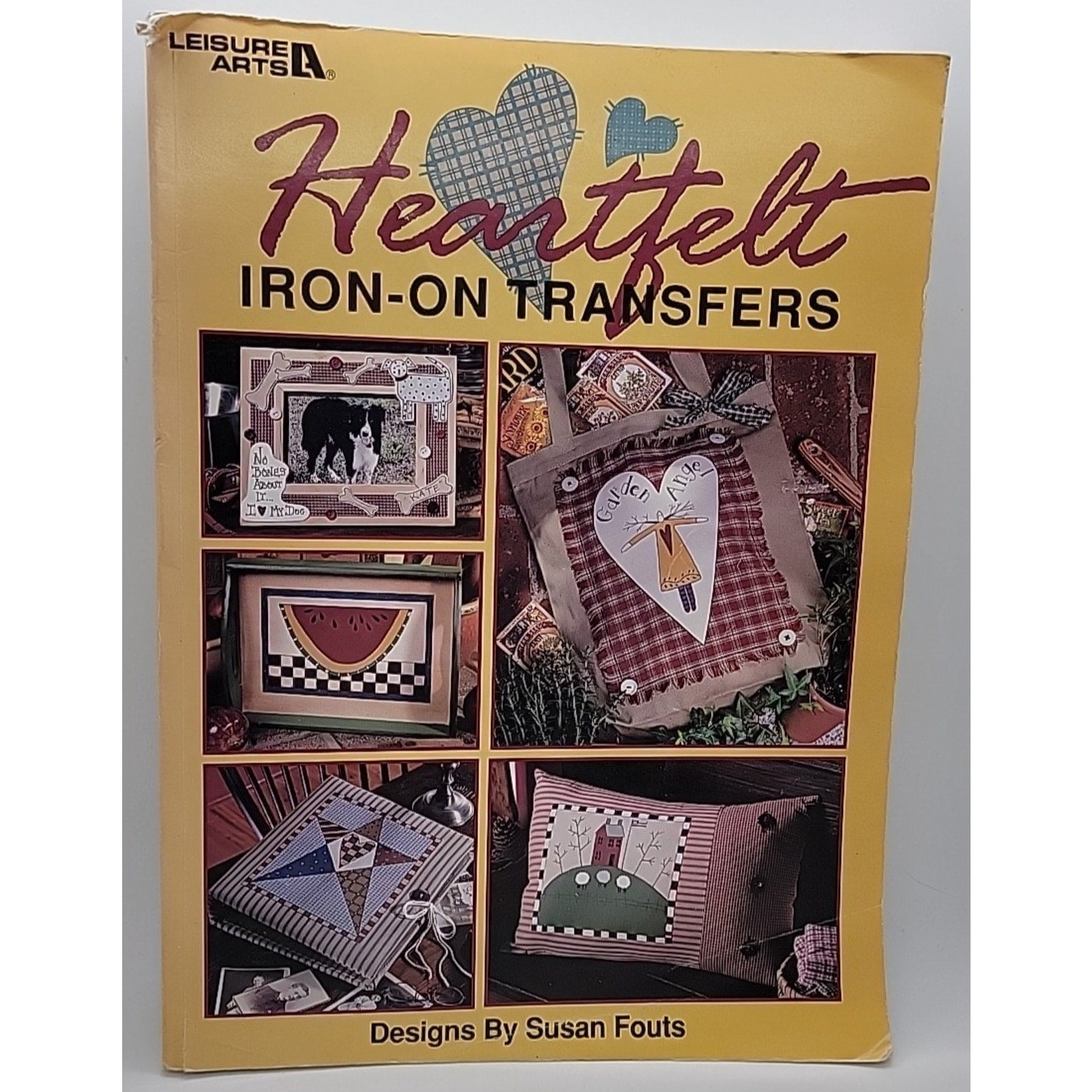 Heartfelt Iron-On Transfers by Oxmoor House Staff (1998, Trade Paperback)