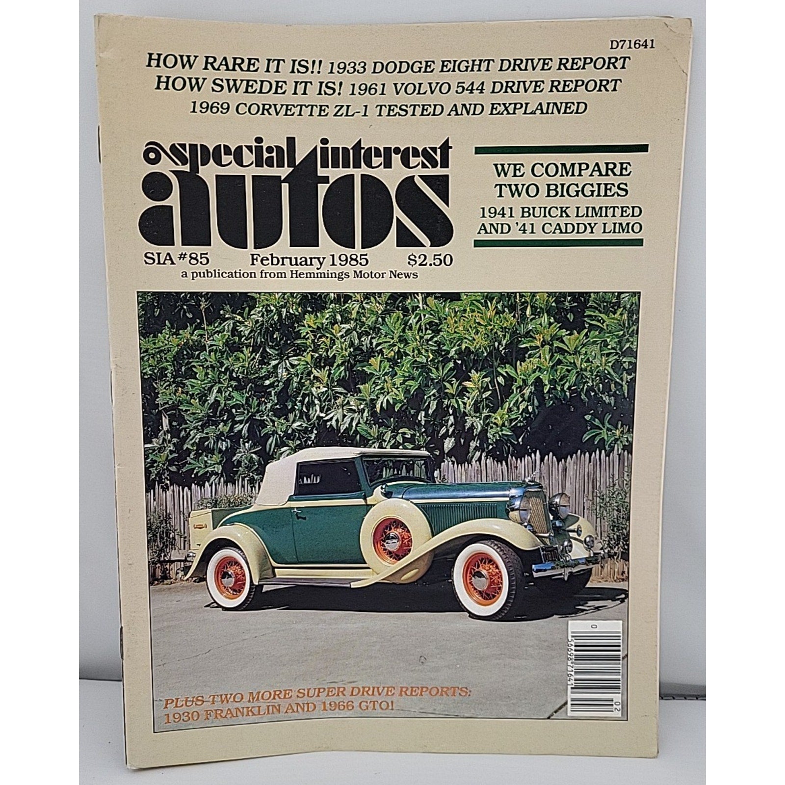 Special Interest Autos February 1985
