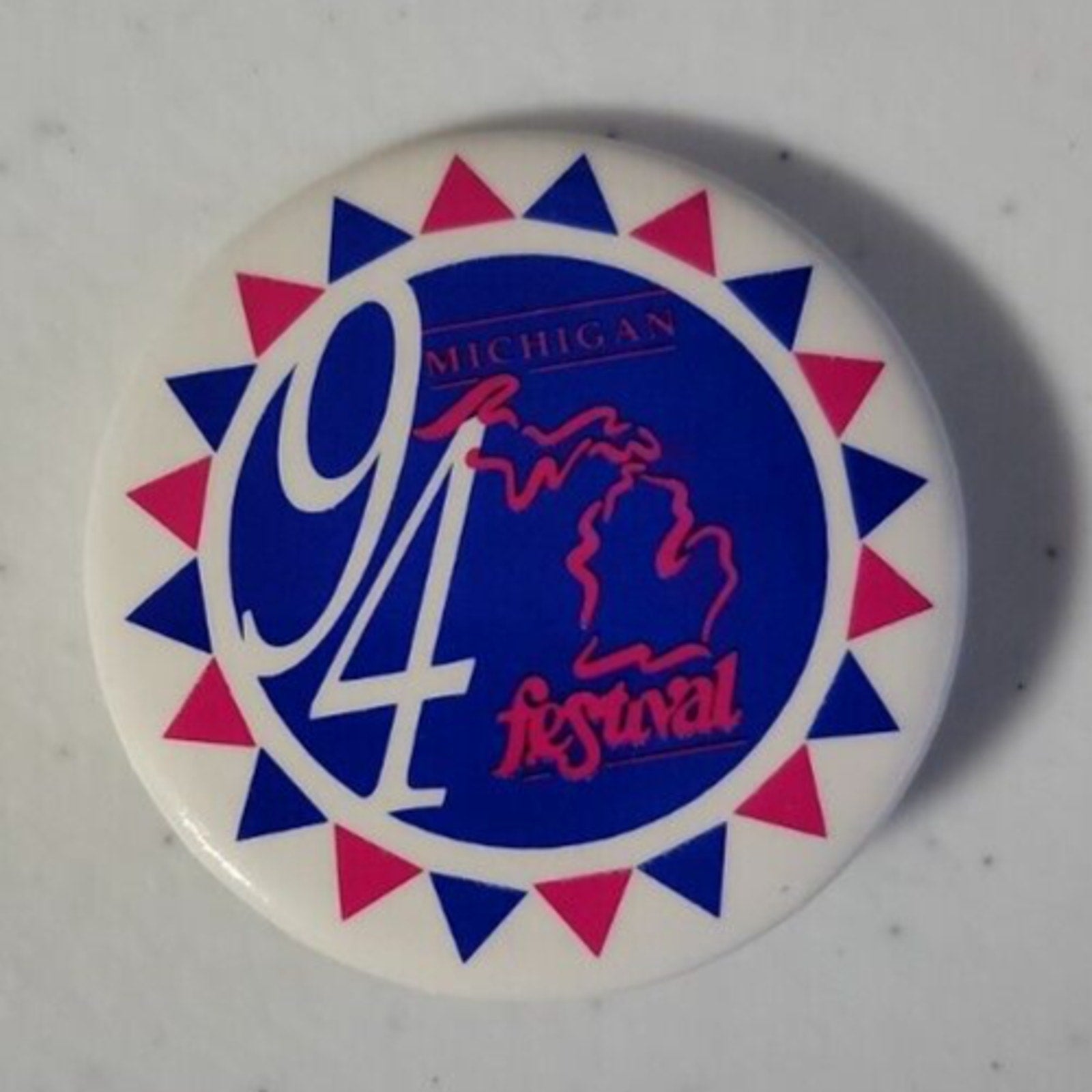 Michigan 94 Festival Pin