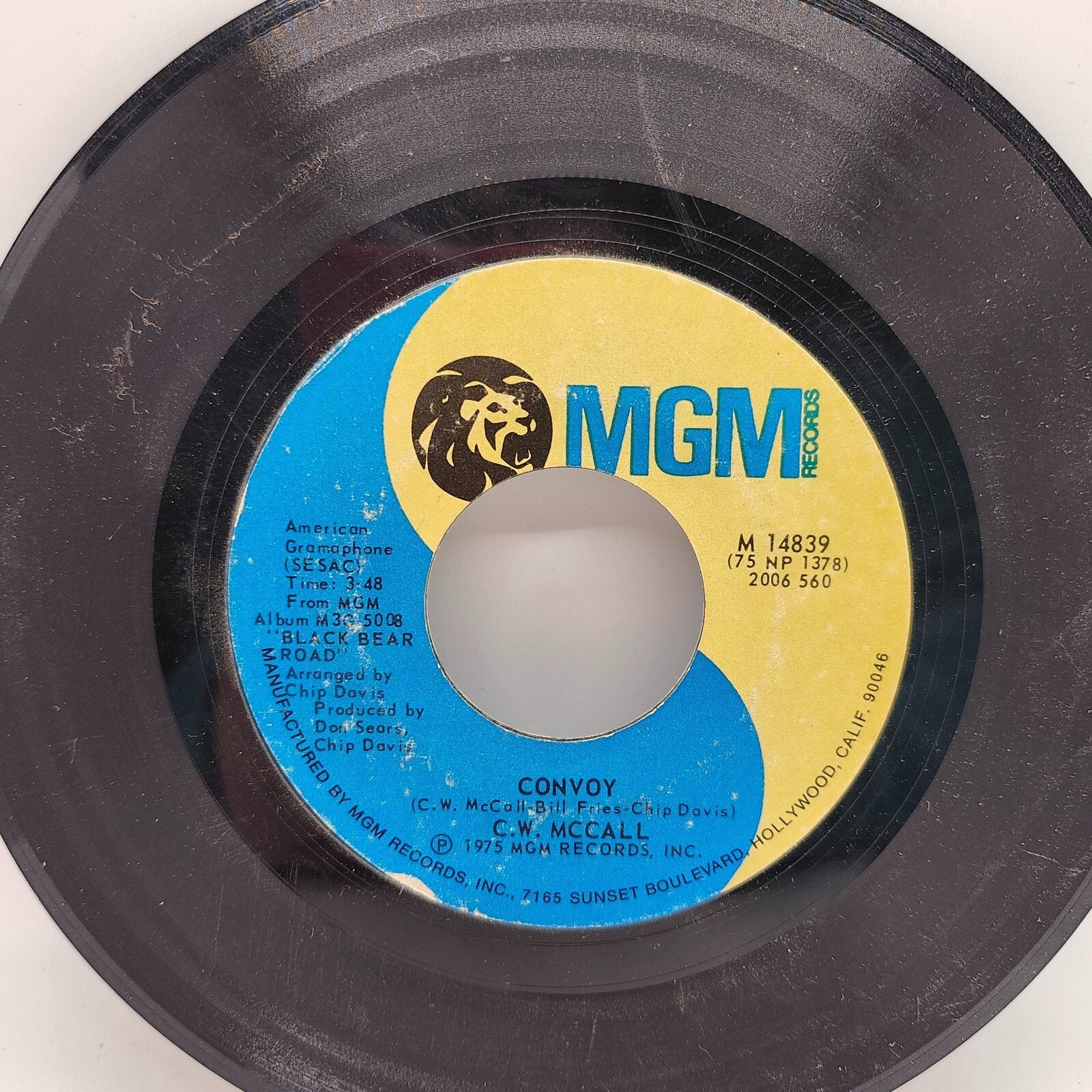 Long Lonesome Road / Convoy by C.W. McCall (Record) - M 14839