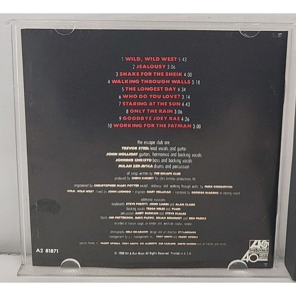Wild Wild West by Escape Club (CD, 1990)