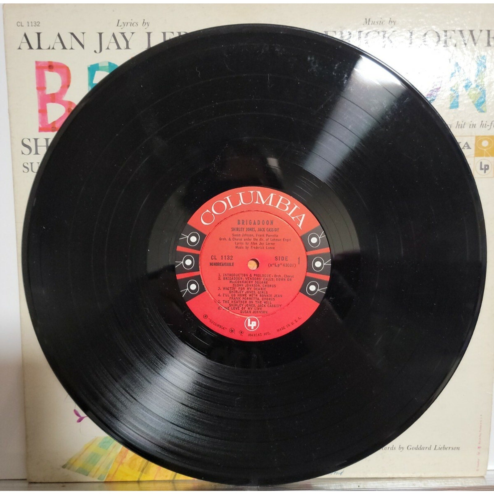 Shirley Jones • Jack Cassidy • Susan Johnson•Frank Porretta ‎– Brigadoon (Vinyl)