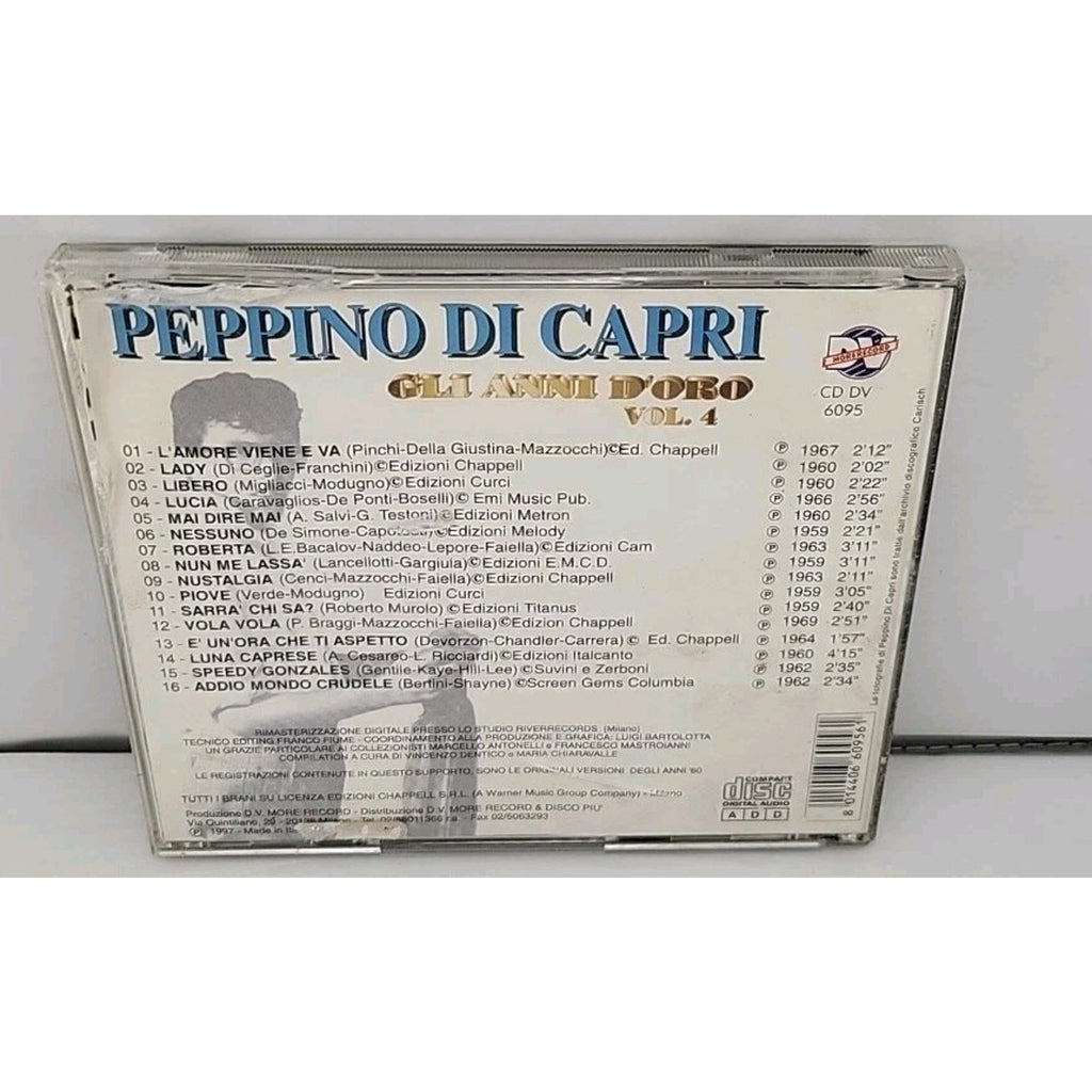 Peppino Di Capri Gli Anni D'Oro Vol. 4 (CD D.V. More Records 1997)