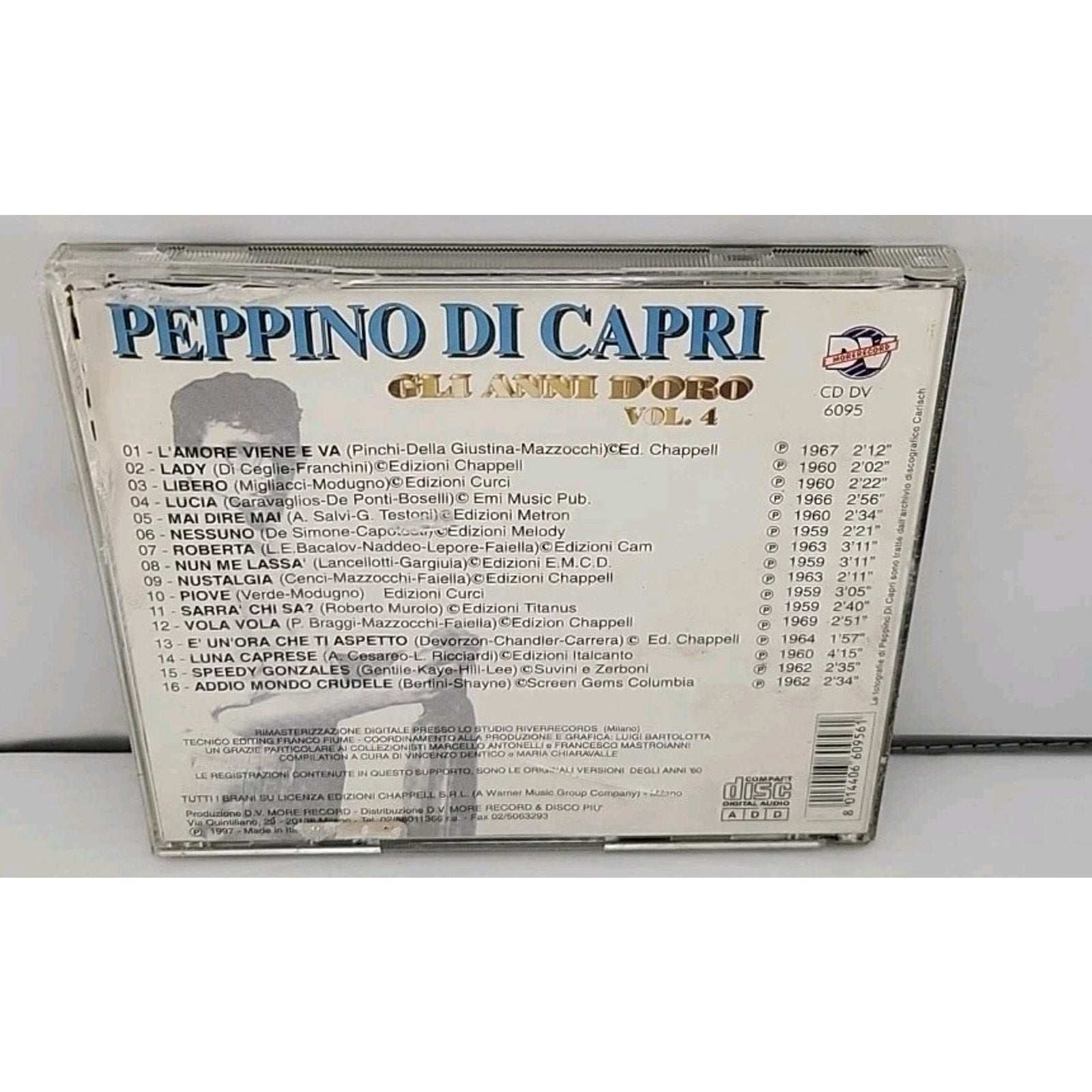 Peppino Di Capri Gli Anni D'Oro Vol. 4 (CD D.V. More Records 1997)