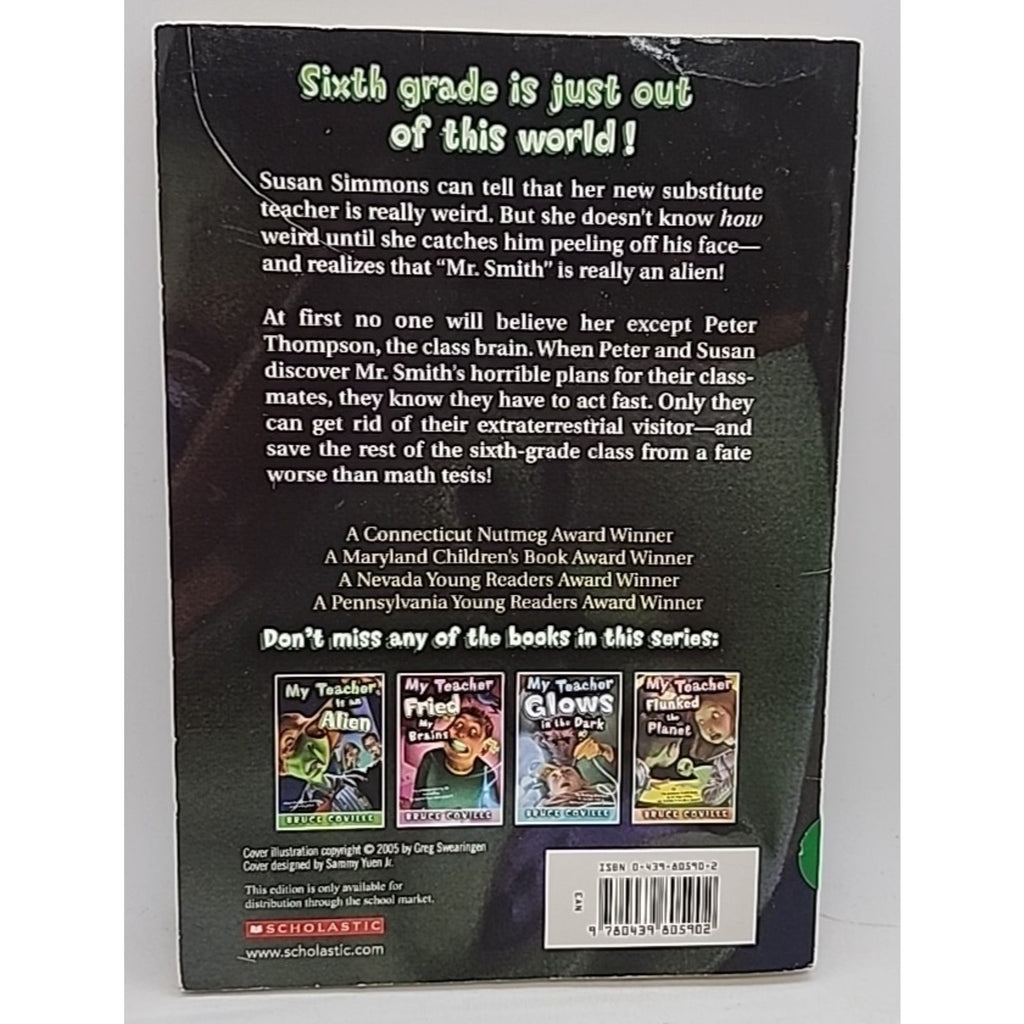 My Teacher Is An Alien By Bruce Coville (Paperback)