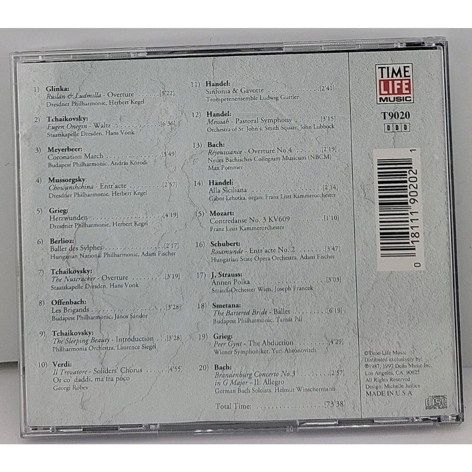 Various Artists – 100 Classical Masterpieces Vol. 4 CD 1997 Time Life Music
