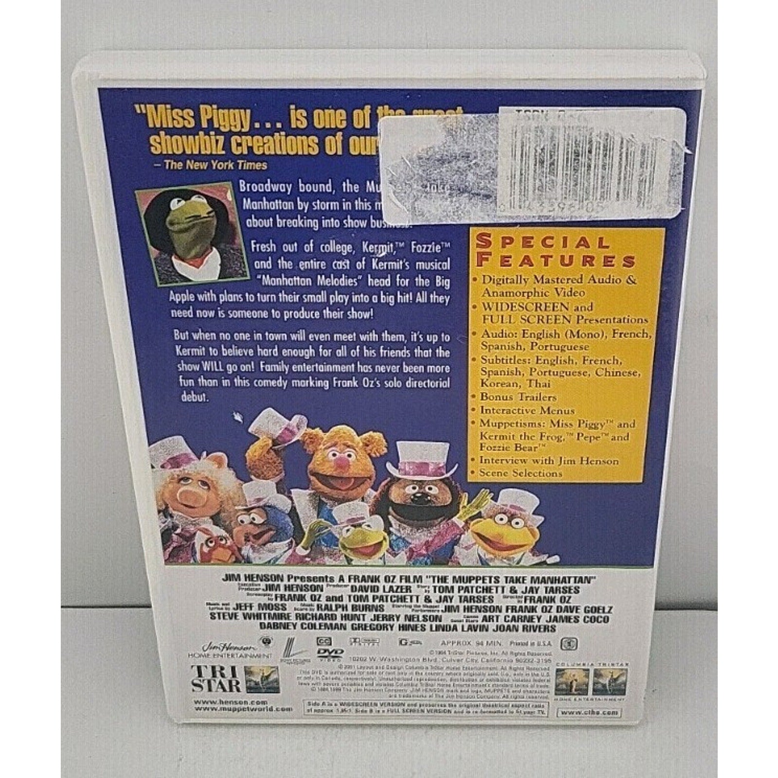 The Muppets Take Manhattan (DVD, 1984)
