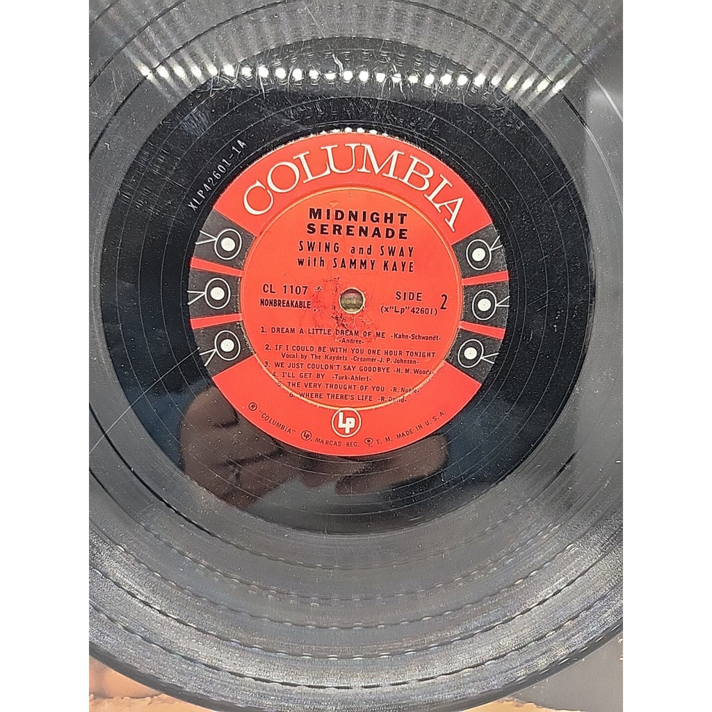 Midnight Serenade Swing And Sway With Sammy Kaye CL 1107 Columbia Records (Recor