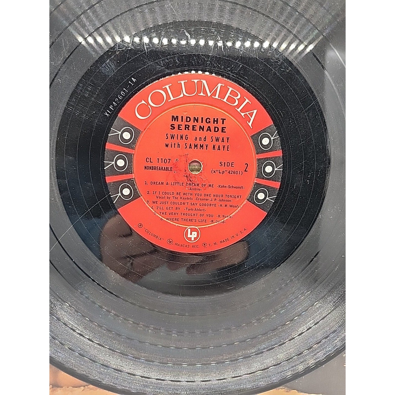 Midnight Serenade Swing And Sway With Sammy Kaye CL 1107 Columbia Records (Recor