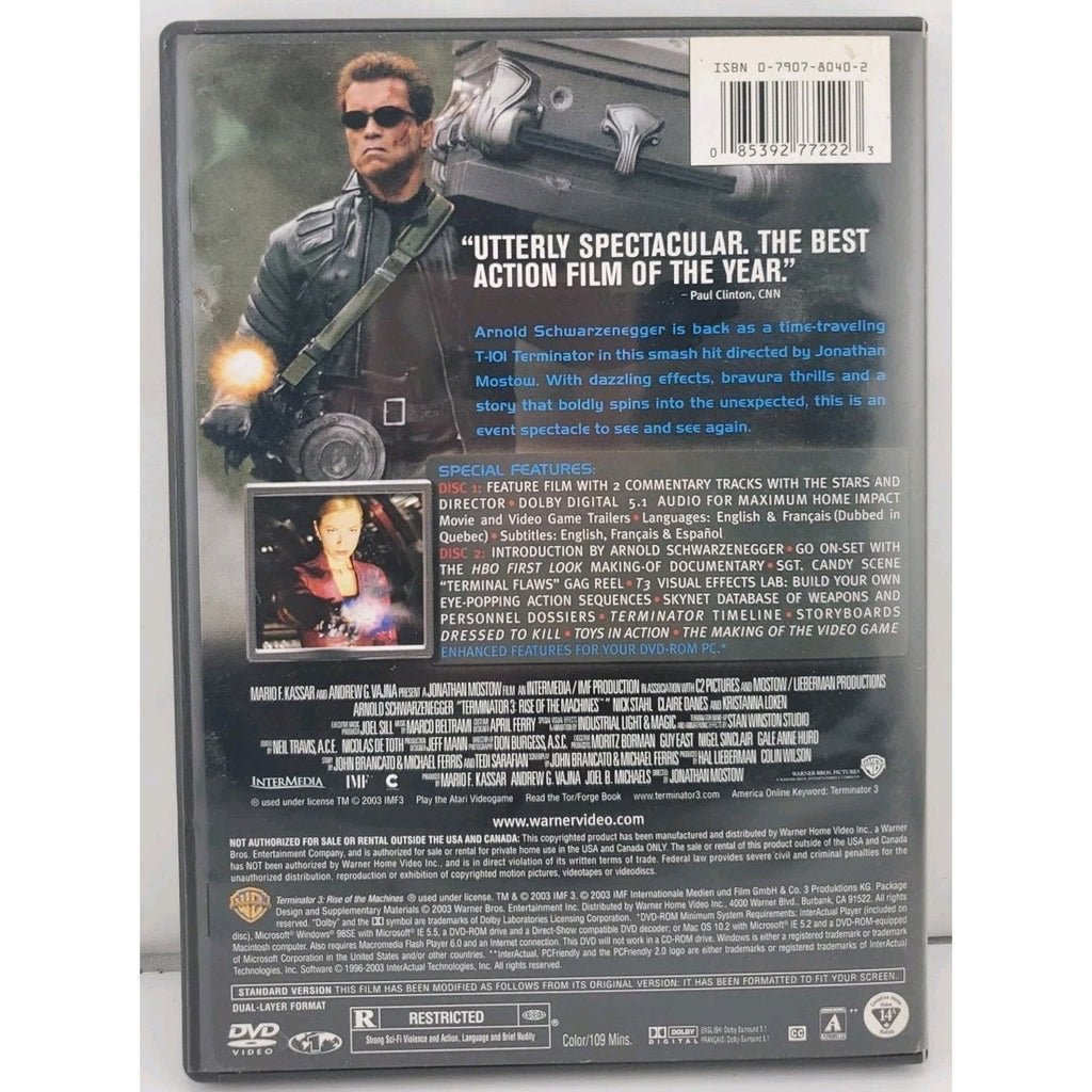Terminator 3-Rise of the Machines (DVD, 2003)