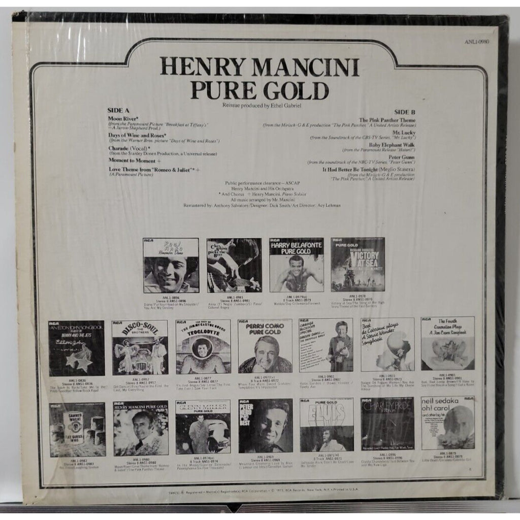 Henry Mancini – Pure Gold (Record)