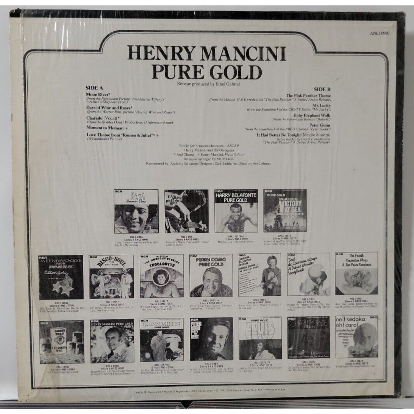 Henry Mancini – Pure Gold (Record)