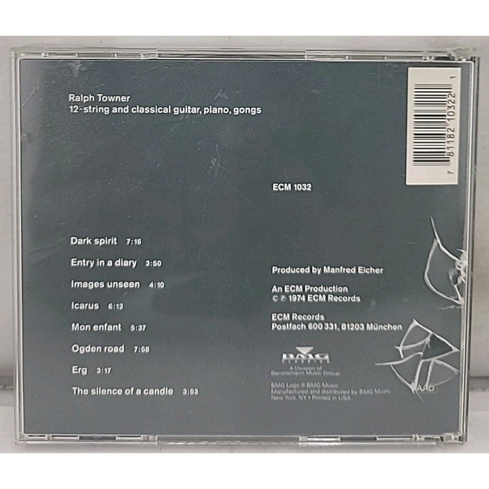 Diary by Ralph Towner (CD, ECM)