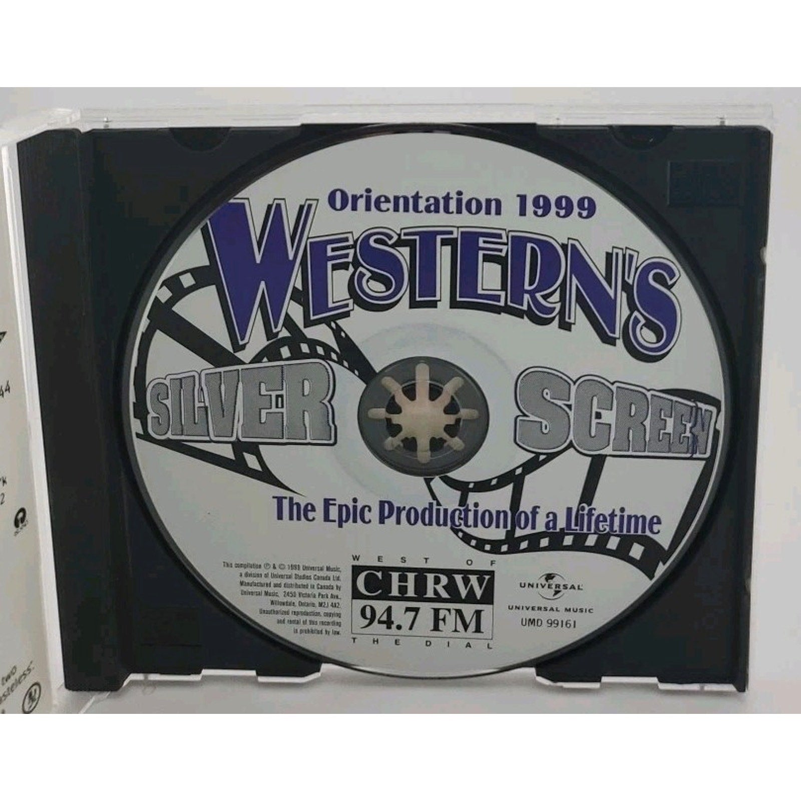 Orientation 1999 Western's Silver Screen - PROMO CD