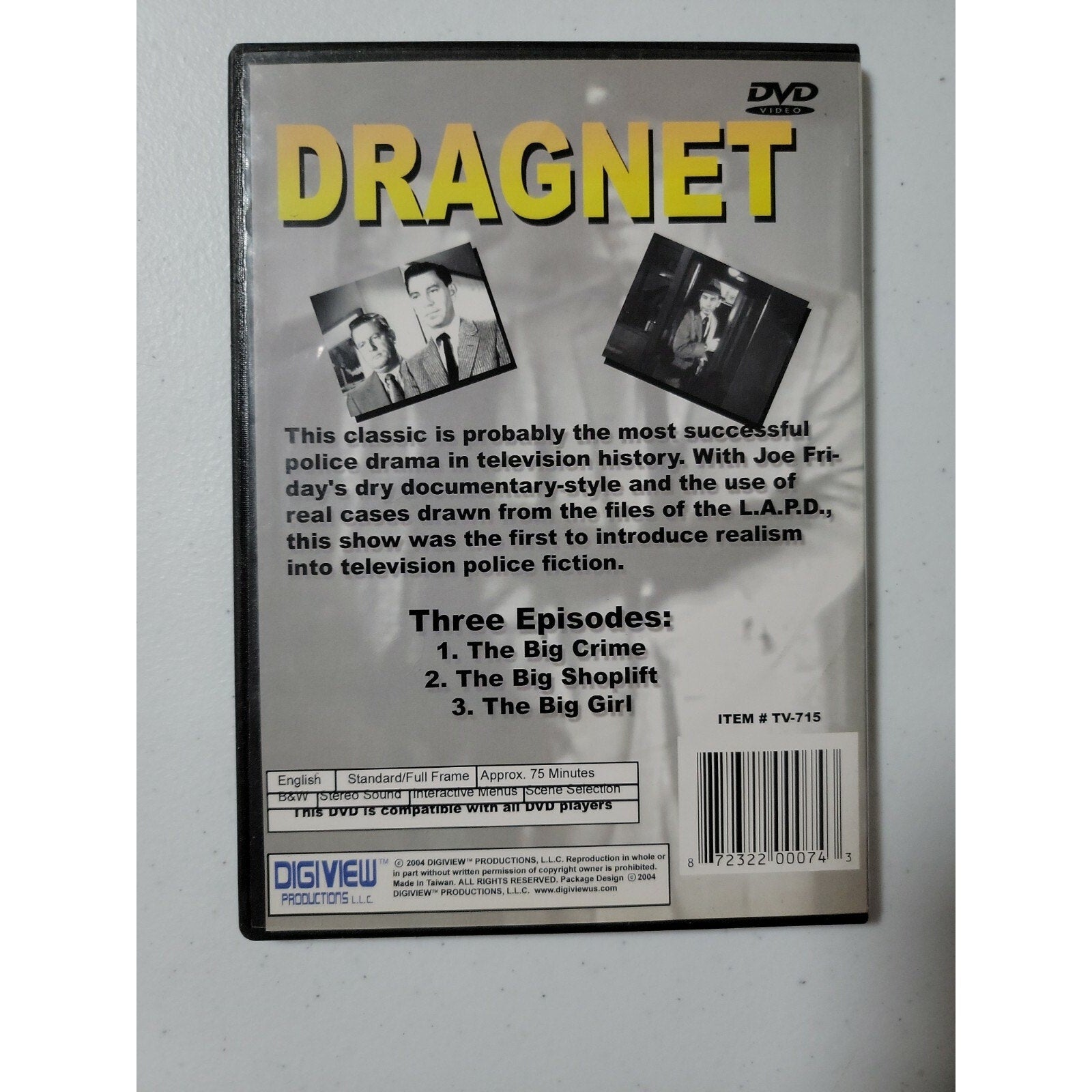 Dragnet: Volume 3 (DVD, 1953)