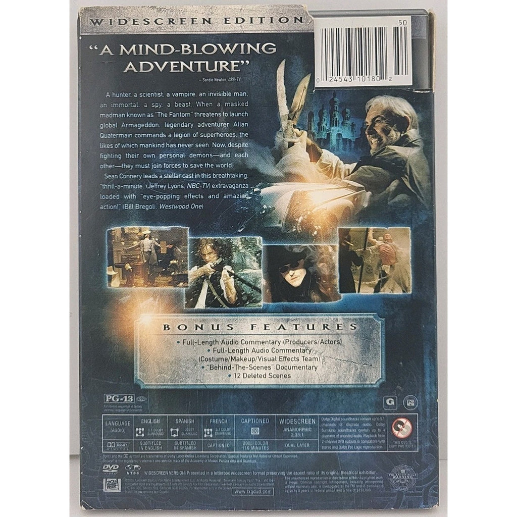 The League of Extraordinary Gentlemen (DVD, 2003, Widescreen)