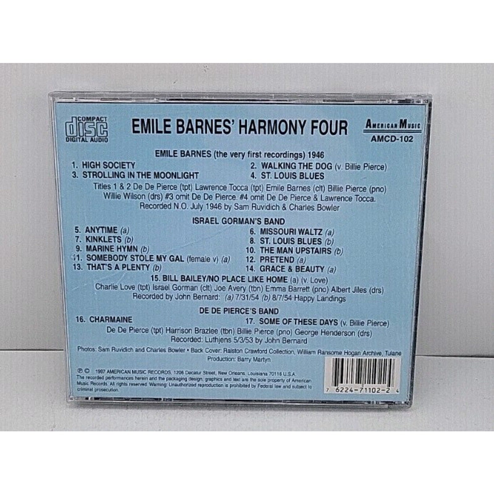 1946 by Barnes, Emile (CD, 1999)