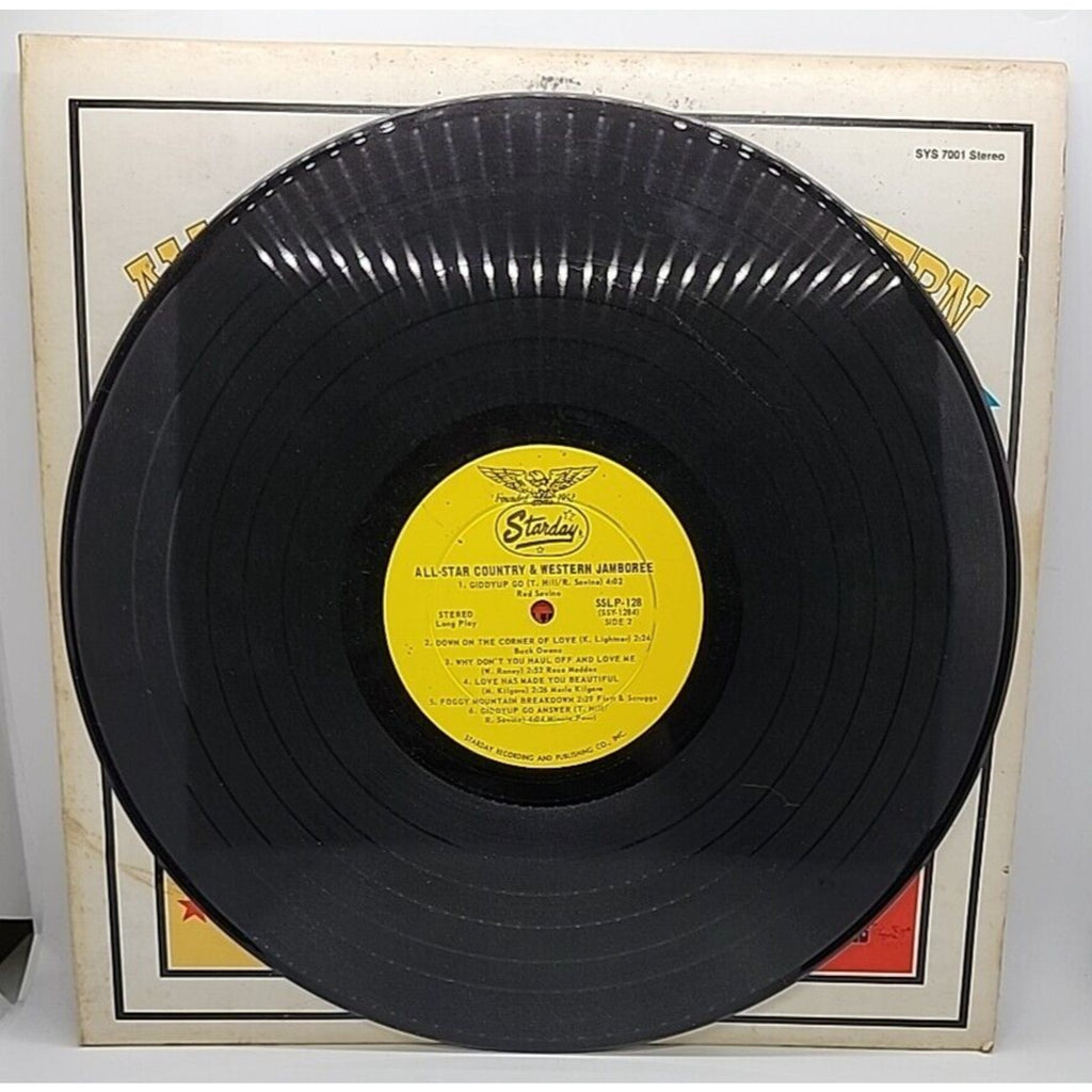 All Star Country & Western Jamboree 2LP Starday SYS 7001 (Record)