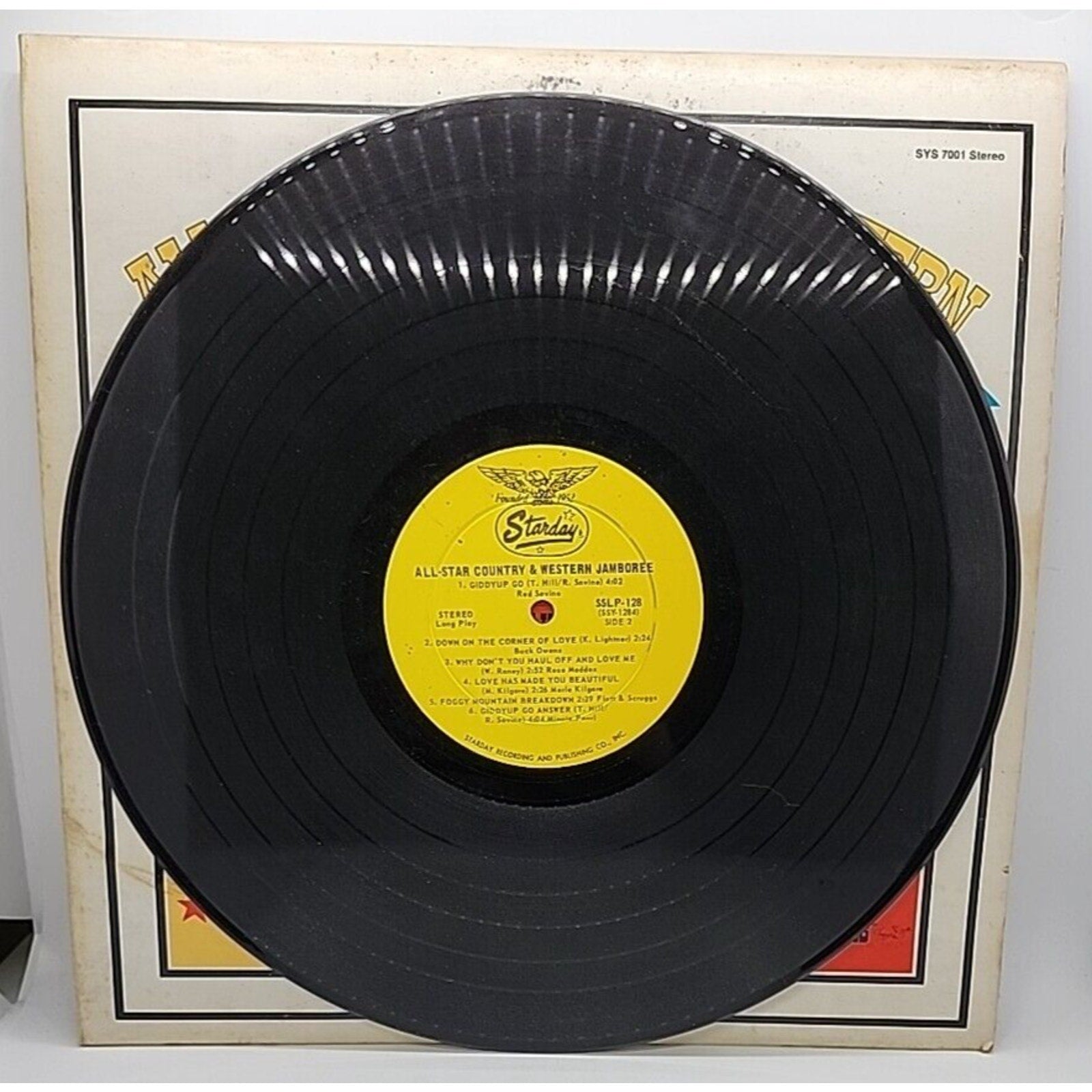 All Star Country & Western Jamboree 2LP Starday SYS 7001 (Record)