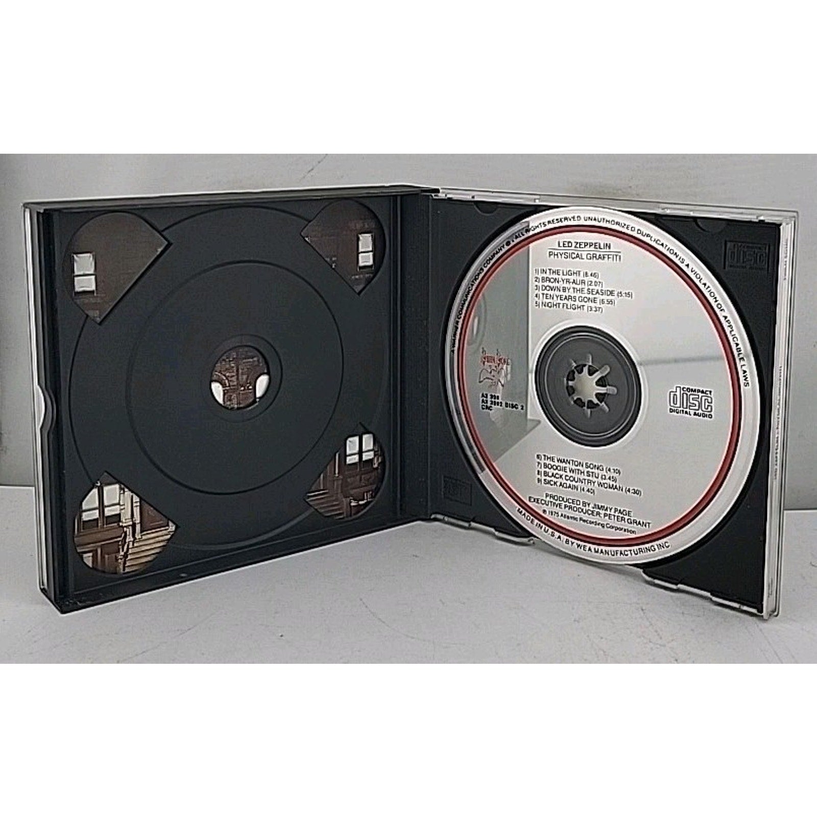 Physical Graffiti by Led Zeppelin (CD, 1987, 2 Discs, Atlantic)