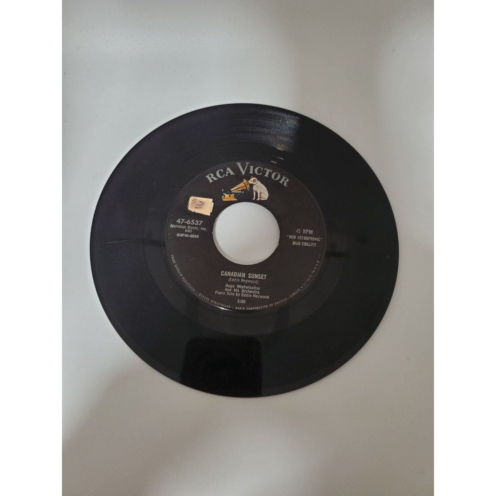 Eddie Heywood - Canadian Sunset/This Real - 45RPM Record - Singles