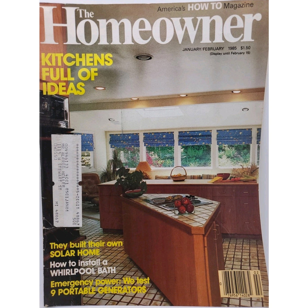 The Homeowner January/February 1985 Magazine
