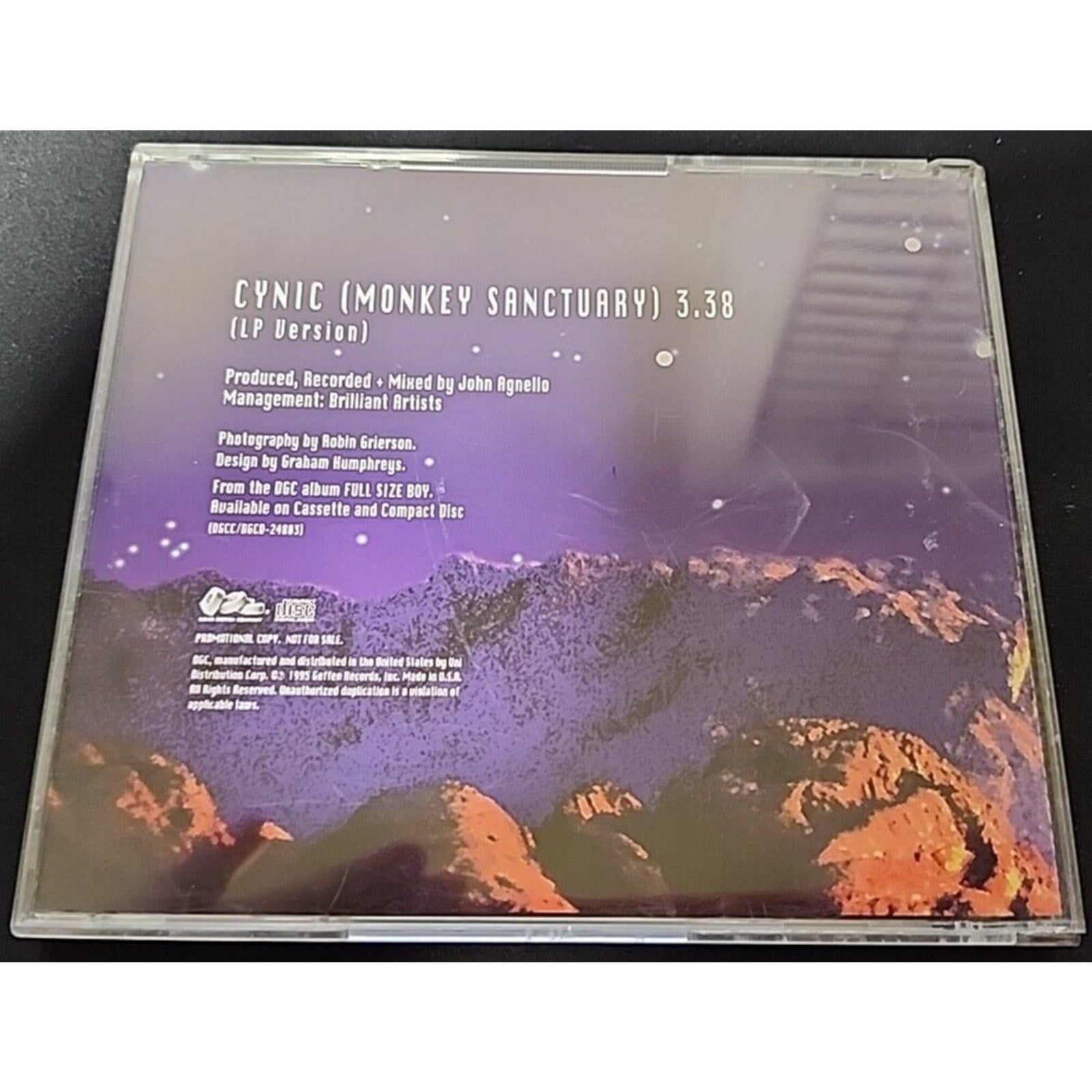 Bivouac Cynic (Monkey Sanctuary) CD 1995