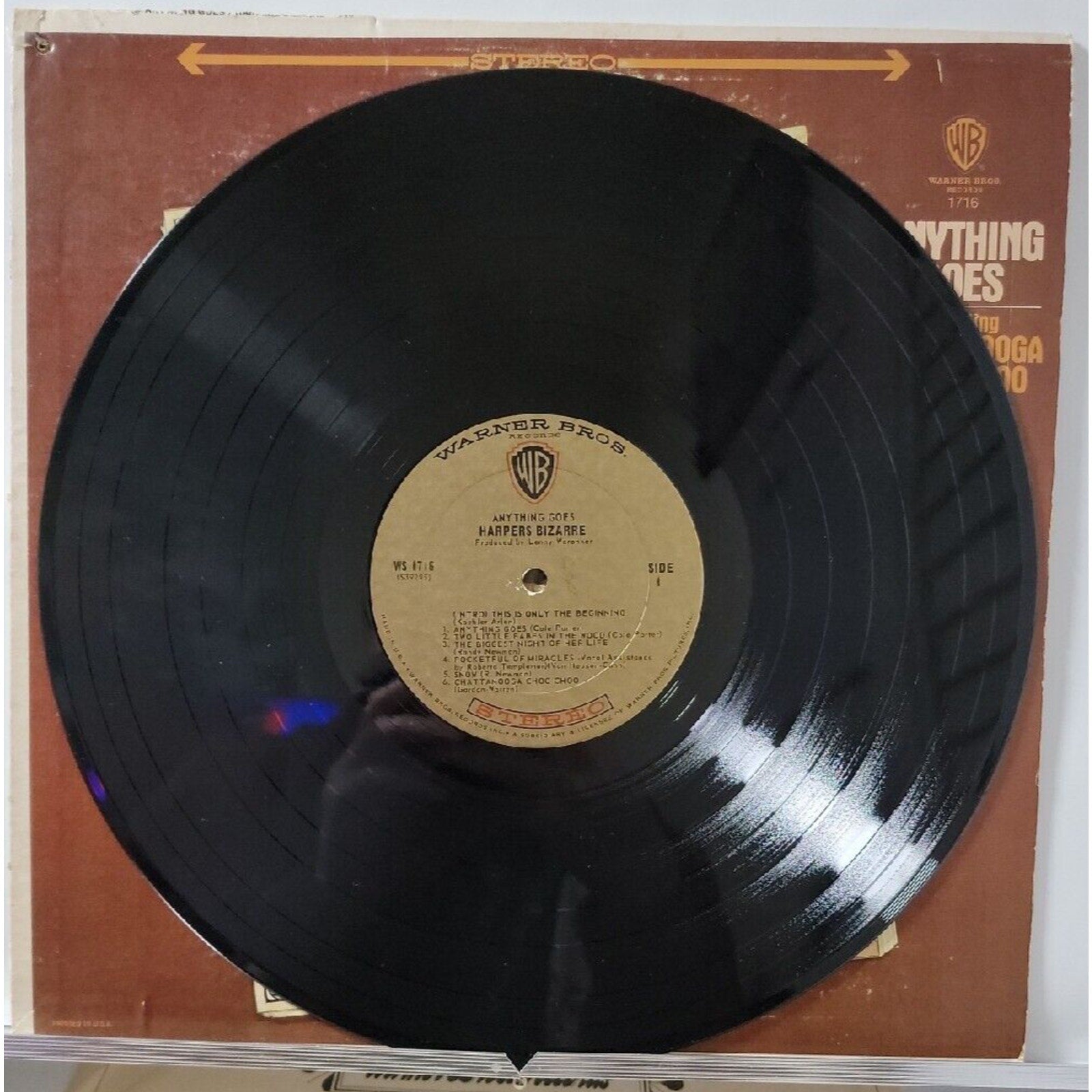 Harpers Bizarre - Anything Goes - Warner Bros 1716 (Record)