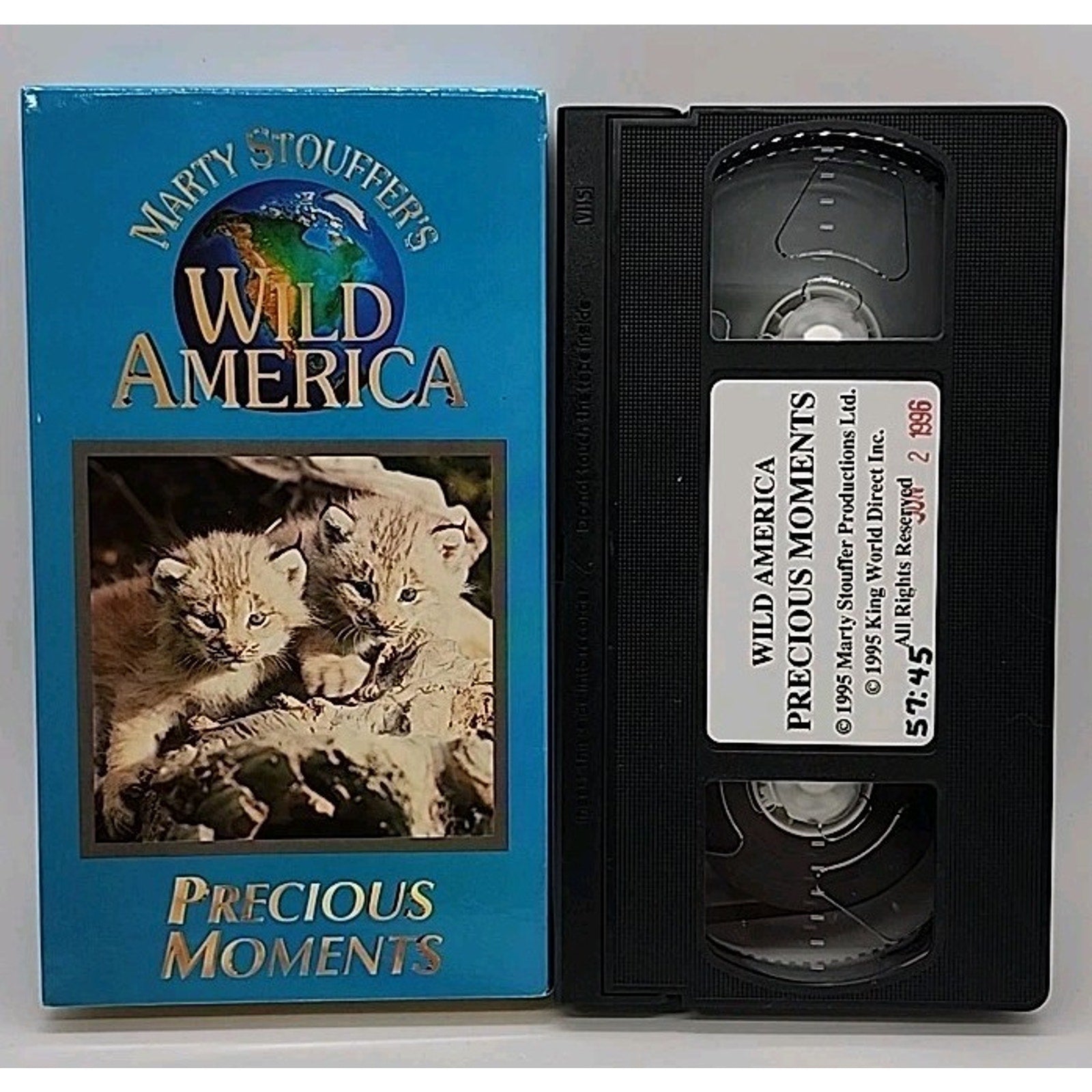 Marty Stouffer's Wild America Precious Moments (VHS, 1995)