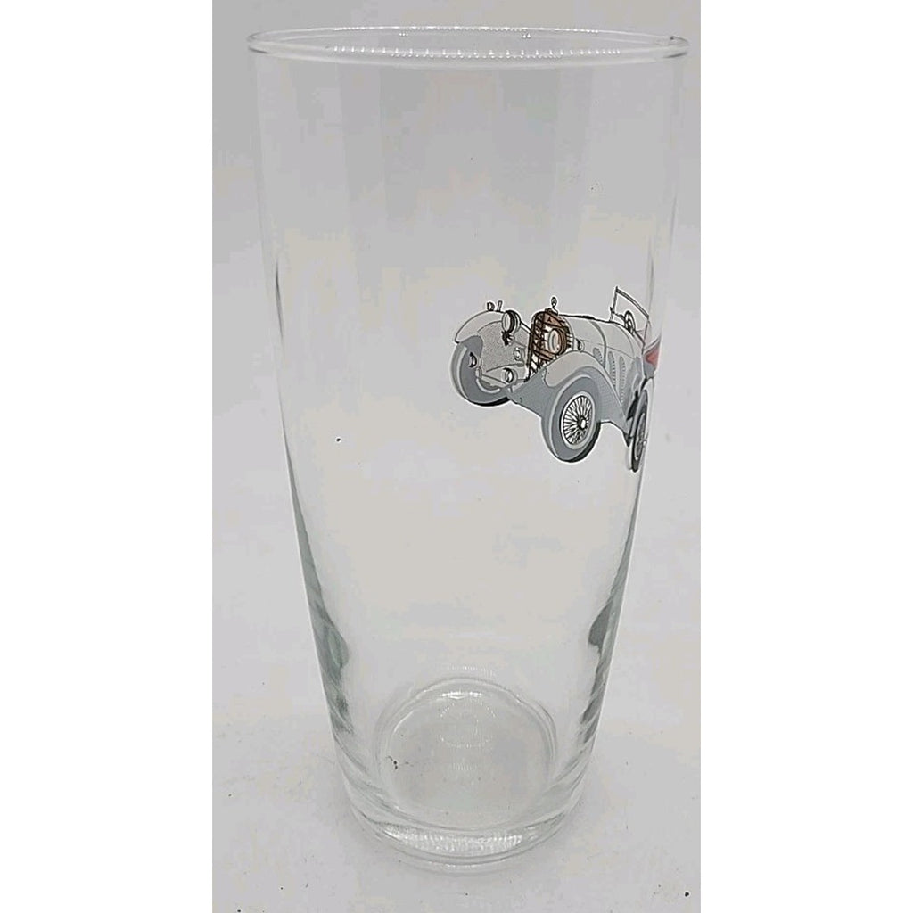Set Of 5 Vintage Veteran Classic Car Glasses Early 1900s Cars