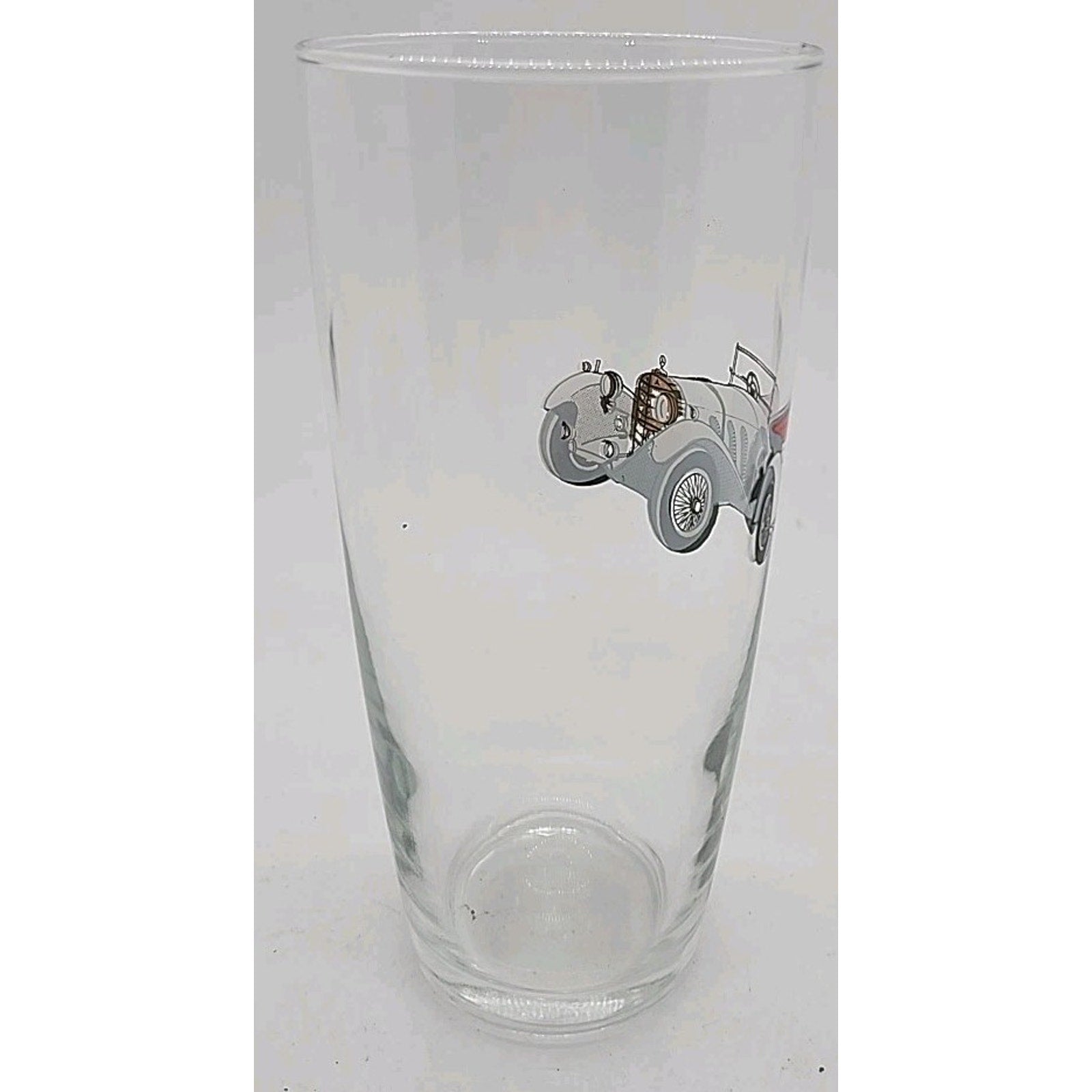 Set Of 5 Vintage Veteran Classic Car Glasses Early 1900s Cars