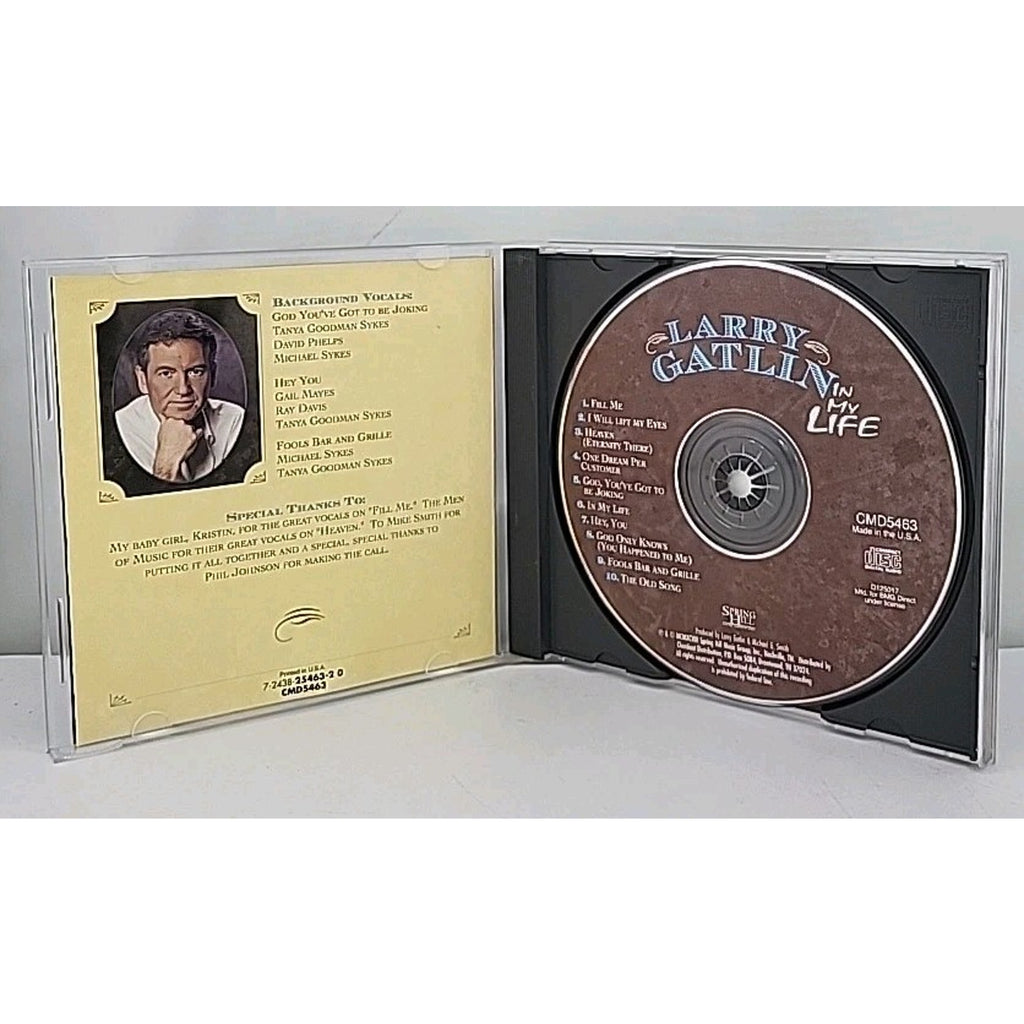 In My Life by Larry Gatlin (CD, Jul-1998, Spring House)