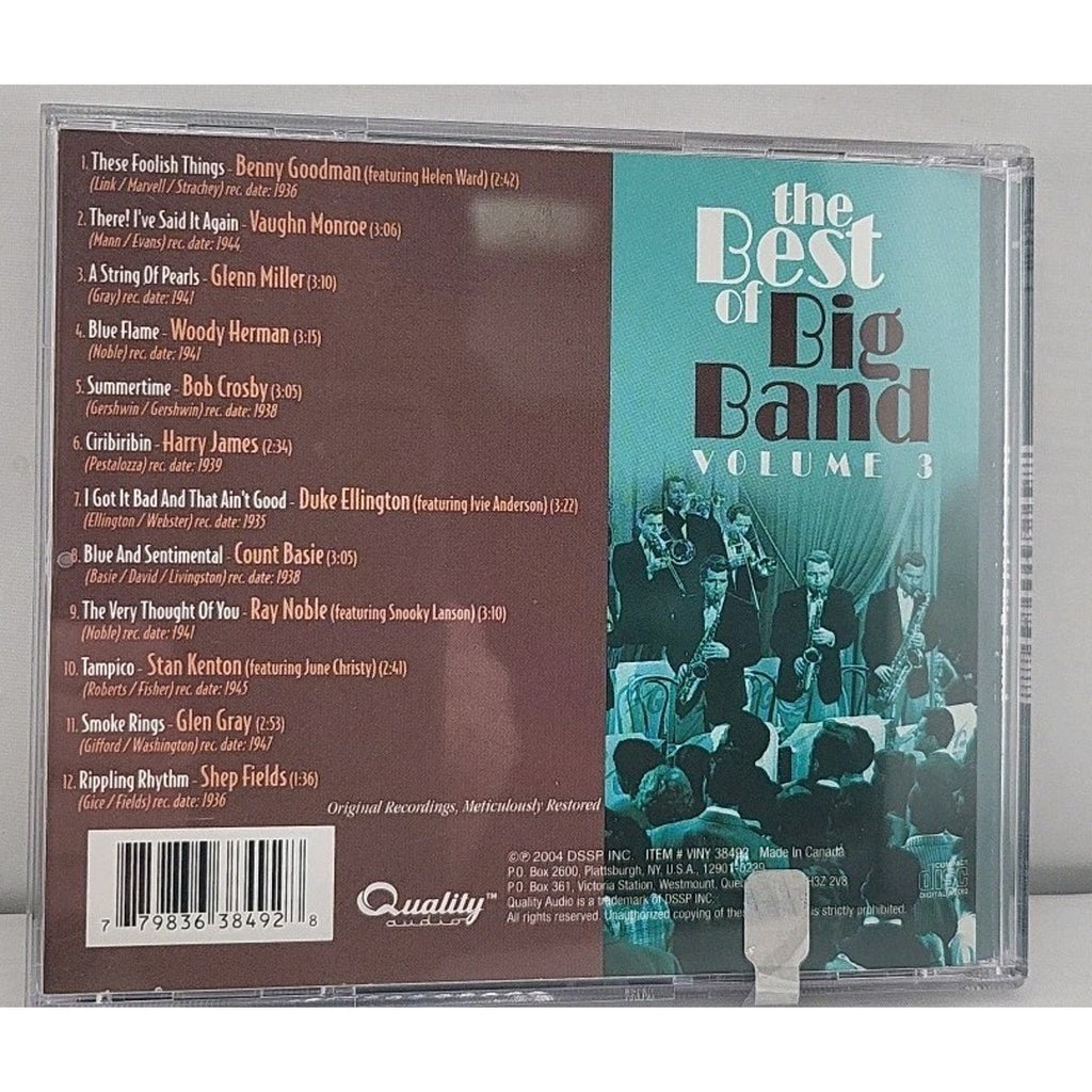 The Best of Big Band Volume 3 by Various Artists (CD, 2004)